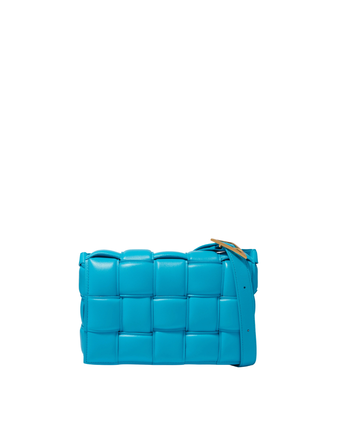 Bottega Veneta Borsa Padded Cassette Pelle Nappa Celeste usata autentica - Aurea Luxury Lab