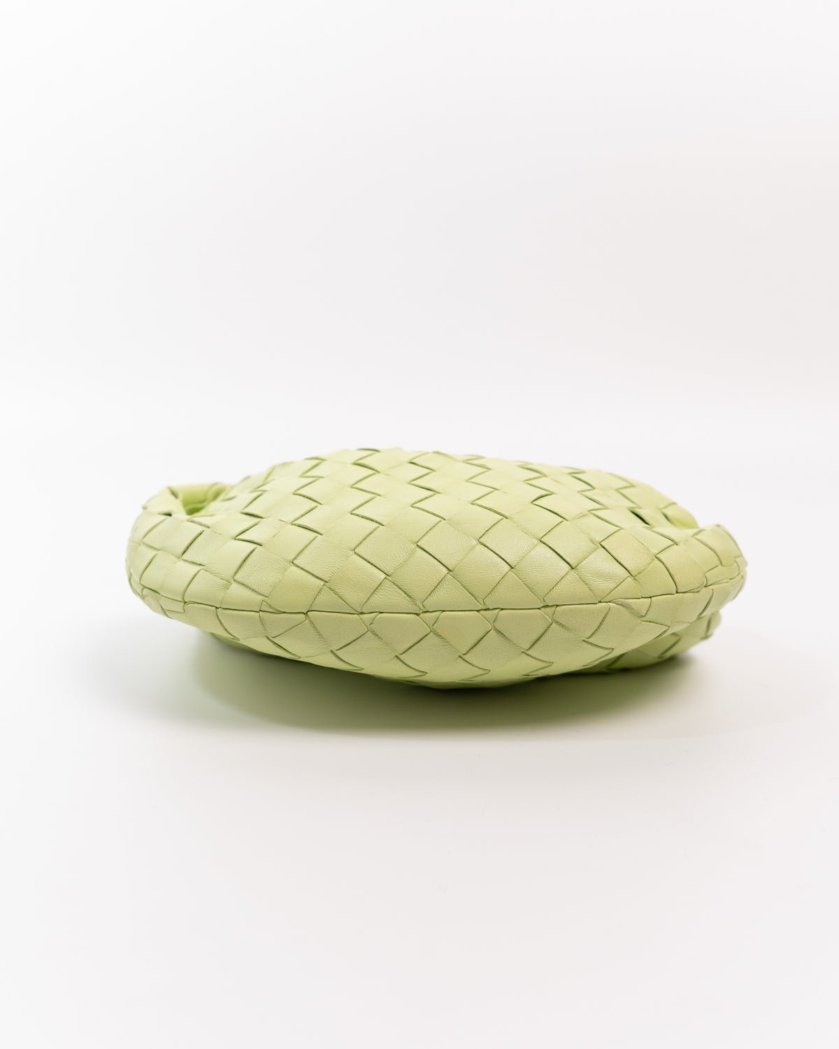 Bottega Veneta Borsa Mini Jodie Pelle Intrecciato Verde Pistacchio second hand luxury - Aurea Luxury Lab