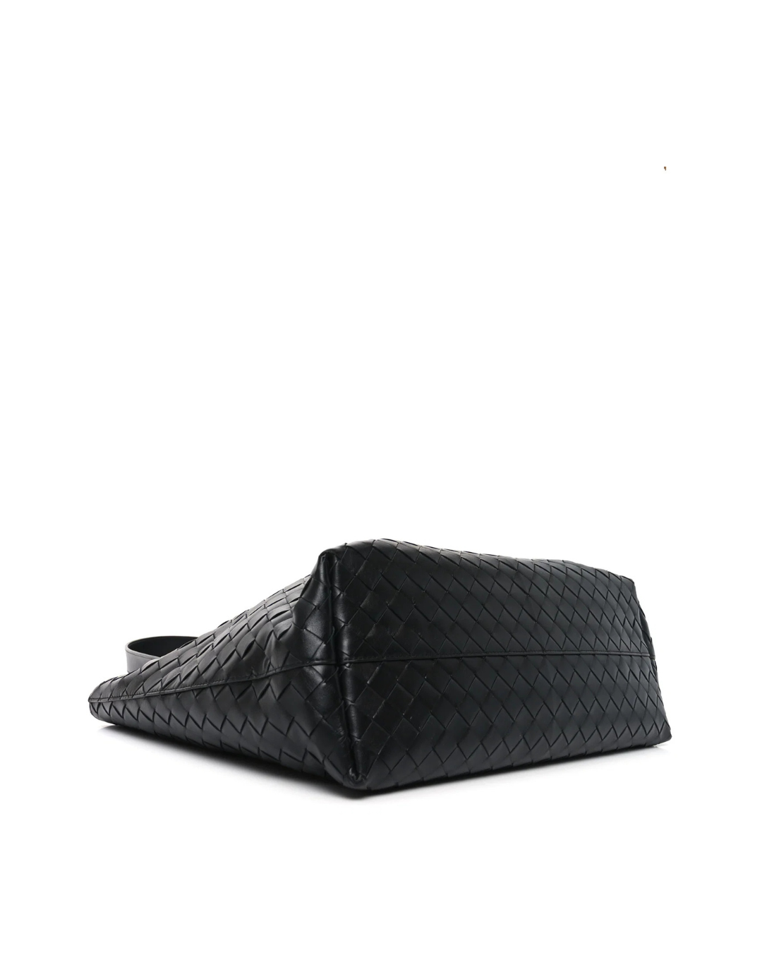 Bottega Veneta Borsa Tote Intrecciato Zipped Pelle Nera second hand luxury - Aurea Luxury Lab