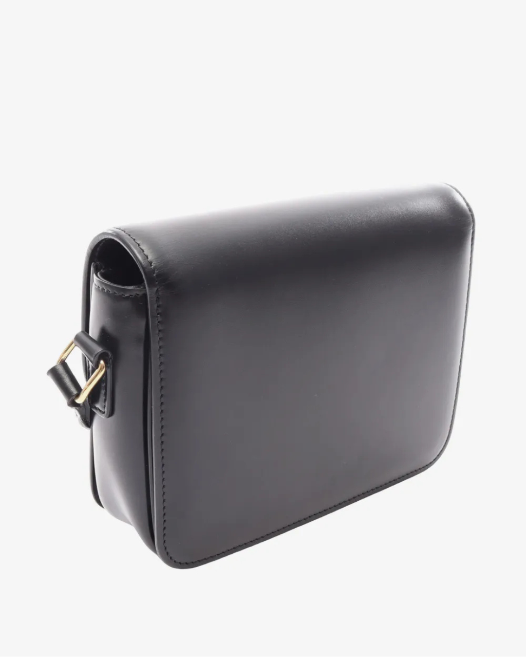 Celine Borsa Triomphe Classique Pelle di Vitello Lucida Nera pre-owned certificata - Aurea Luxury Lab