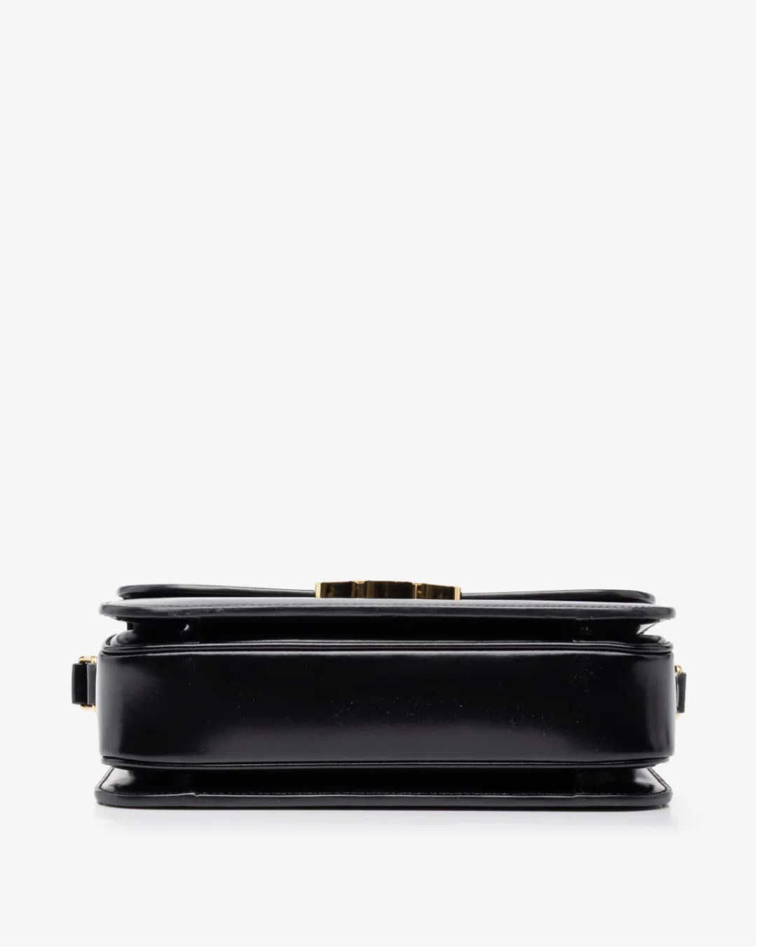 Celine Borsa Triomphe Classique Pelle di Vitello Lucida Nera preloved luxury certificata - Aurea Luxury Lab