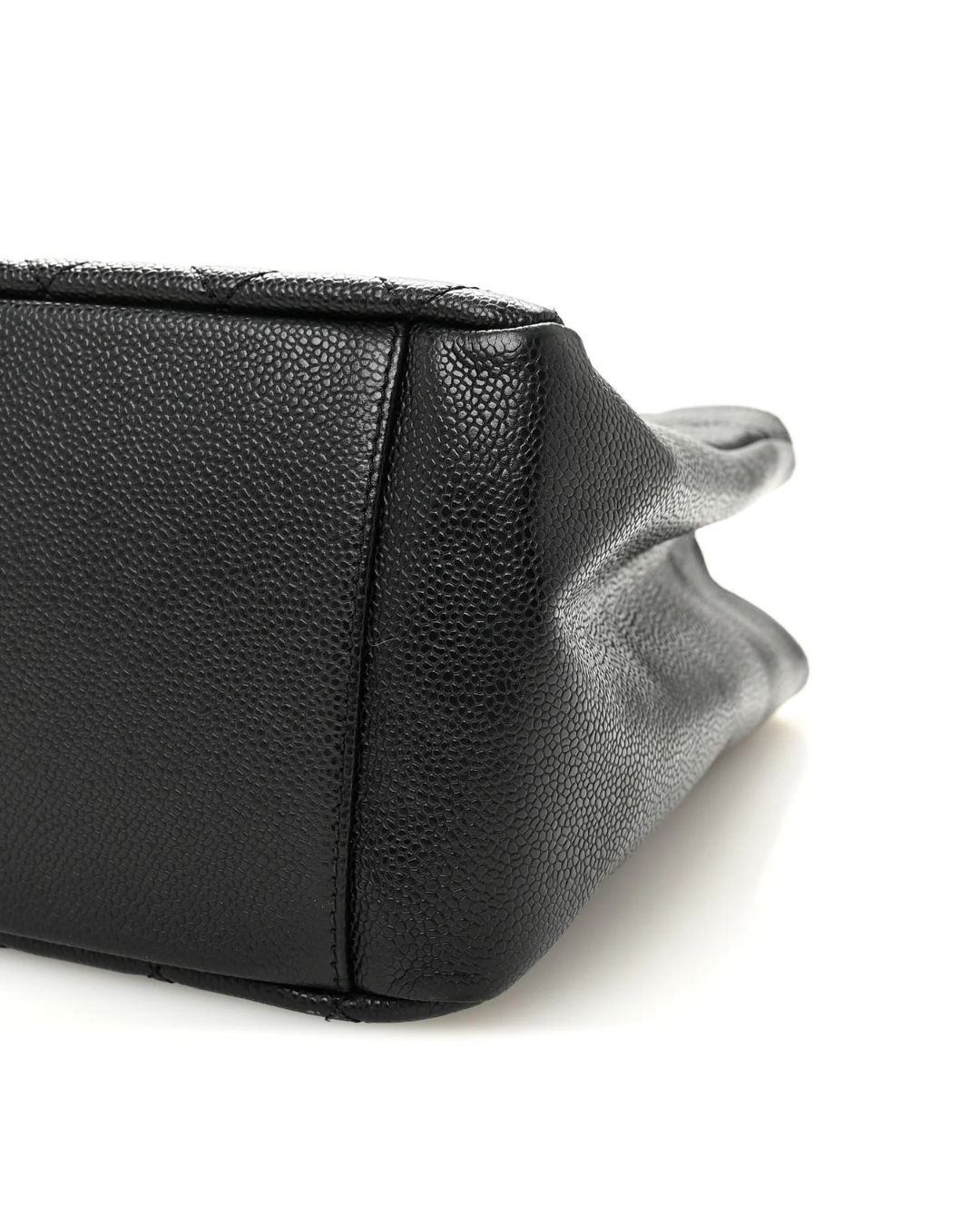 Chanel Borsa Grand Shopping Tote GST Pelle Caviar Nera second hand certificata - Aurea Luxury Lab