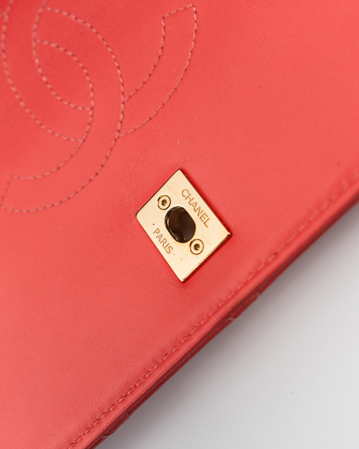 Chanel Borsa Trendy CC Pelle Trapuntata Rosso Corallo pre-owned certificata - Aurea Luxury Lab