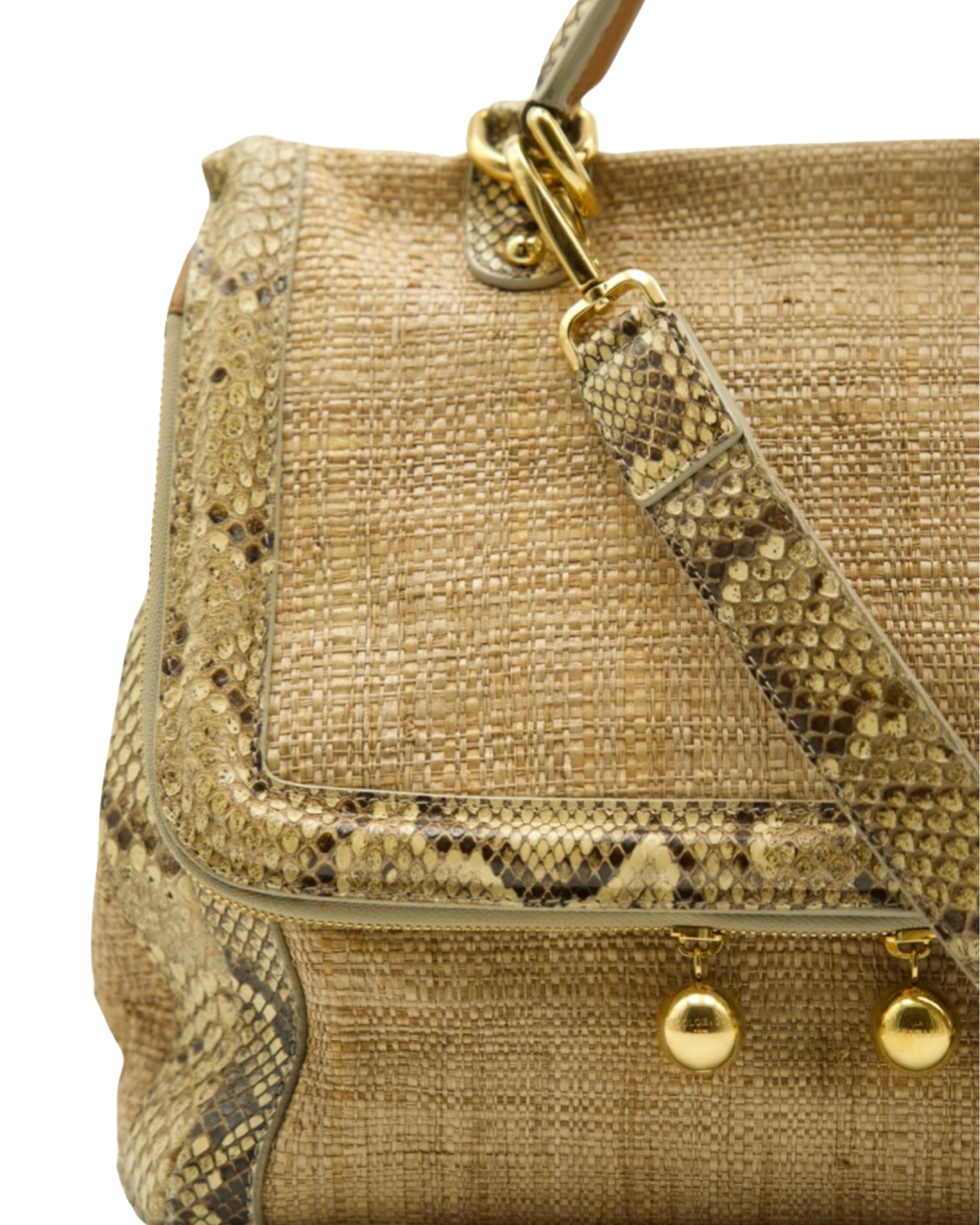 Dolce&Gabbana Borsa Rafia e Pitone - Aurea Luxury Lab