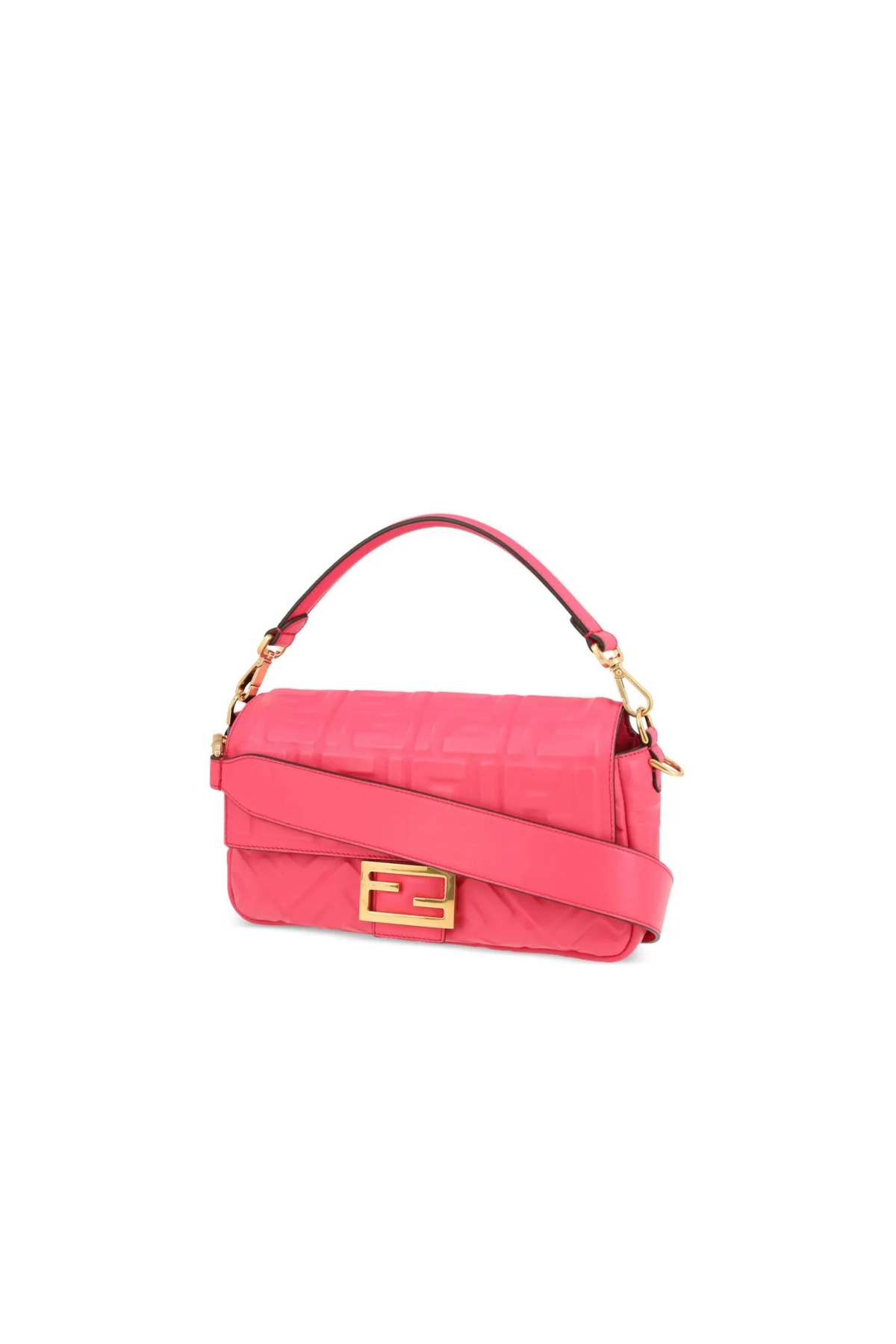 Fendi Borsa Baguette Pelle Fucsia Tracolla - Usato Autentico