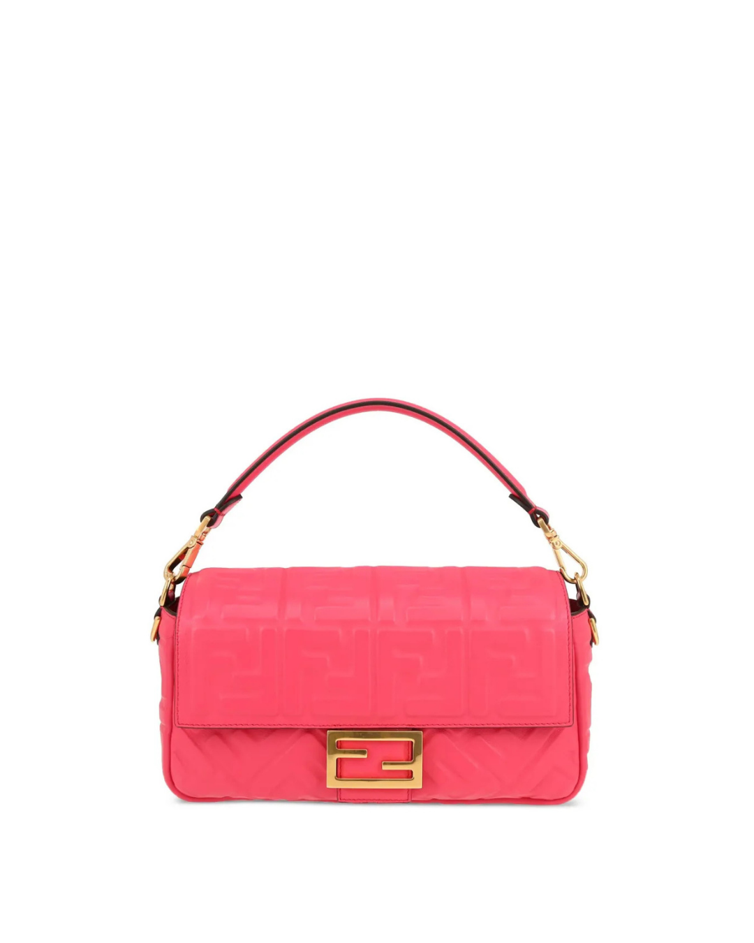 Fendi Borsa Baguette Pelle Fucsia Tracolla - Usato Autentico