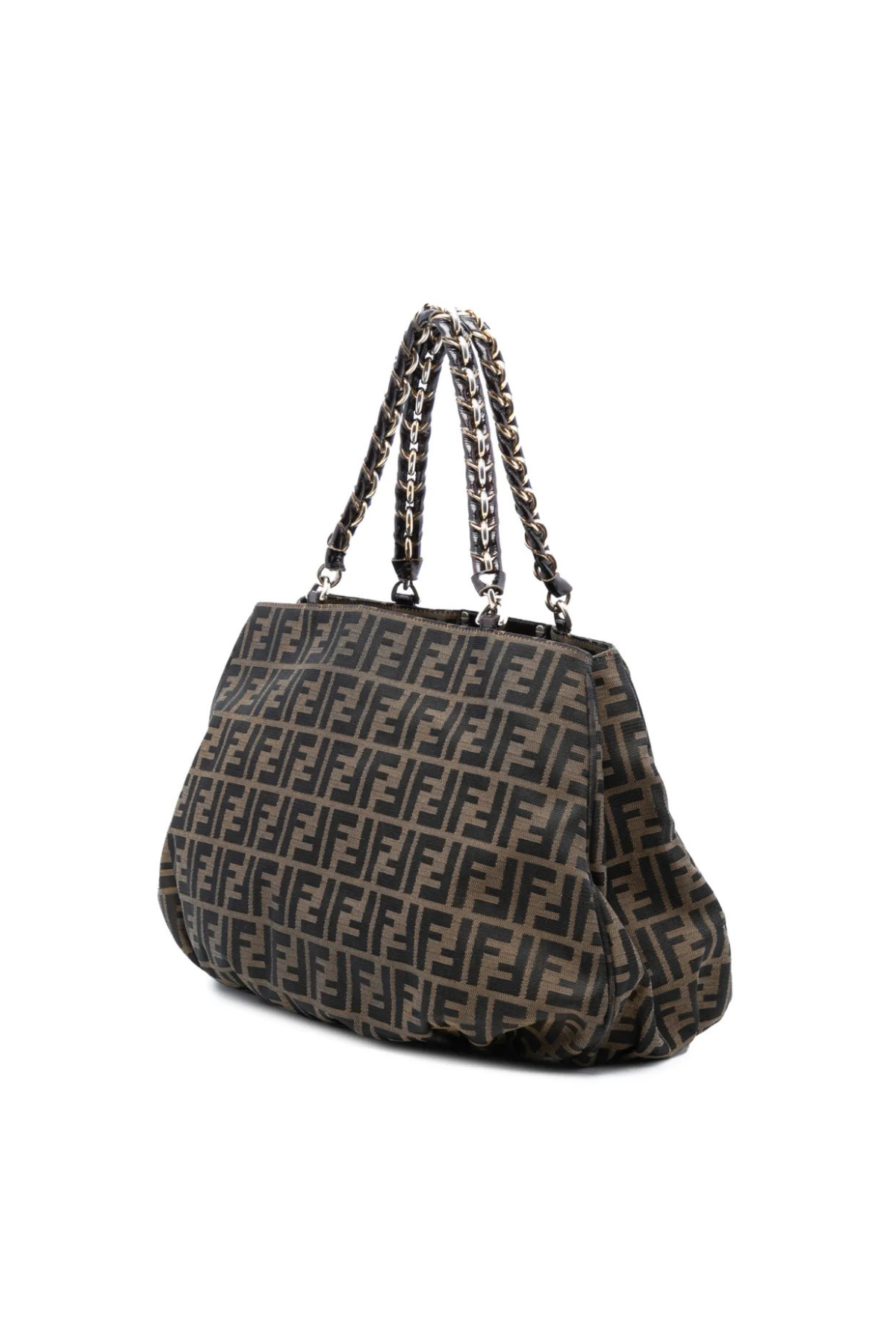 Fendi Borsa Mia Grande Tela FF - Usato Autentico