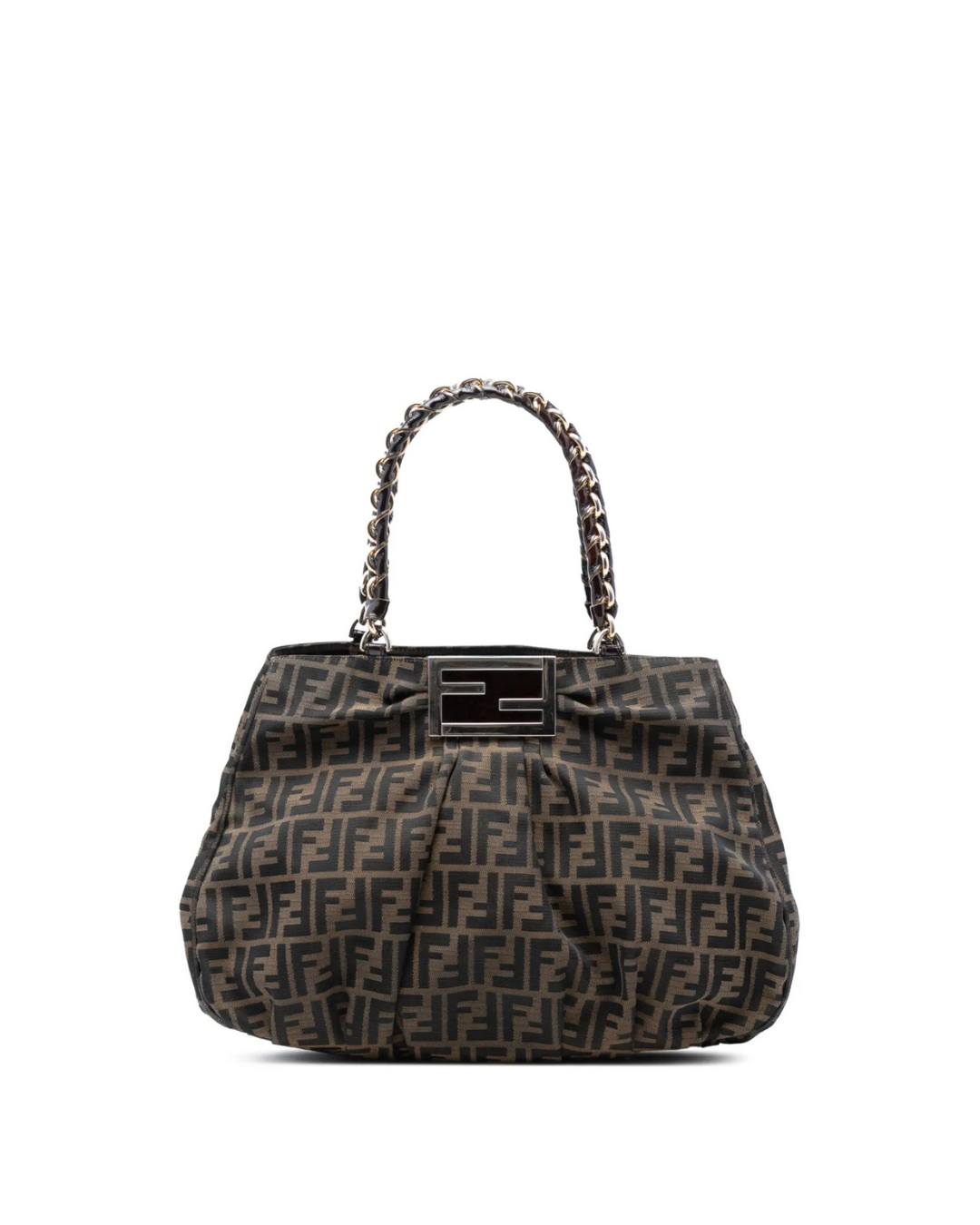 Fendi Borsa Mia Grande Tela FF - Usato Autentico