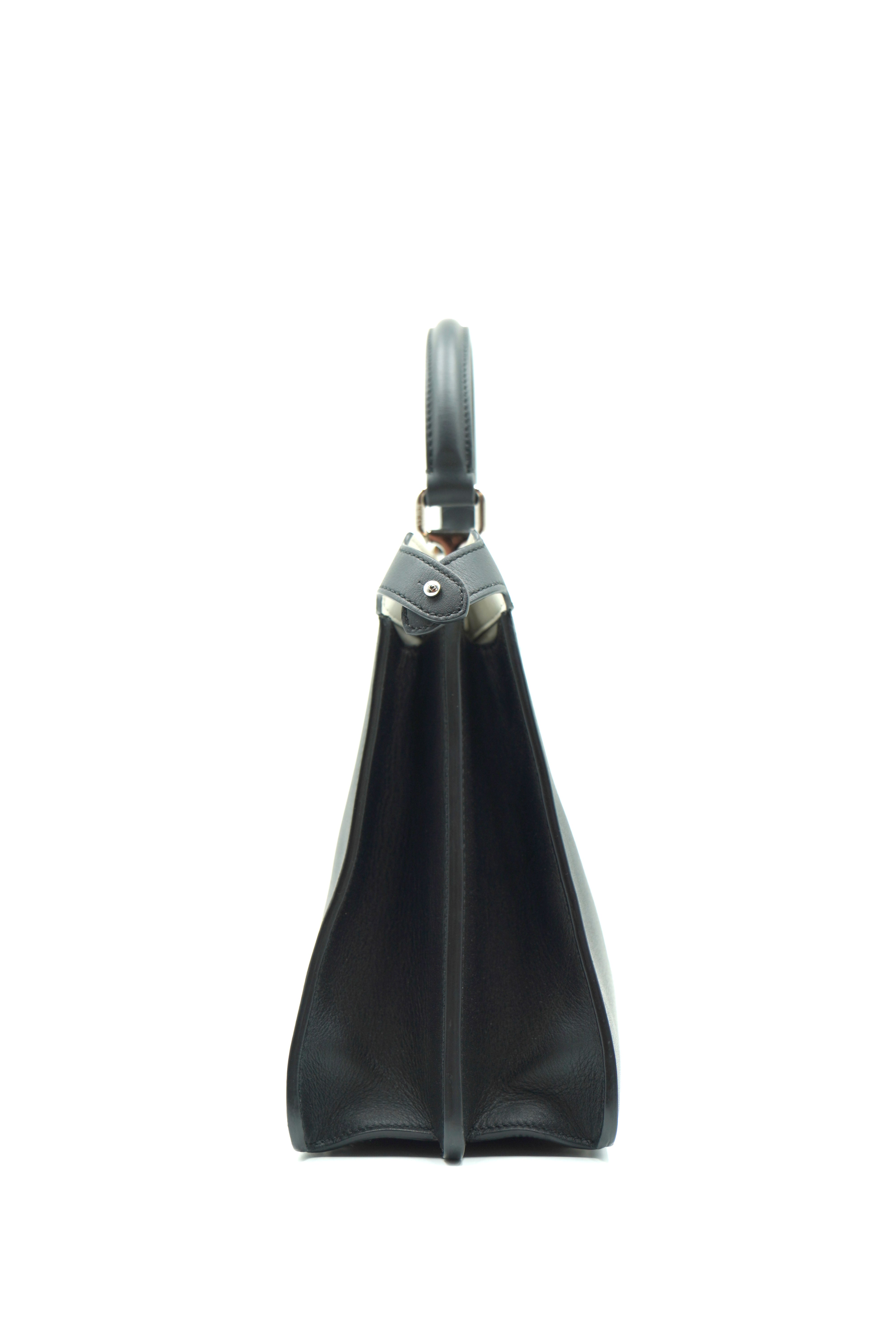 Fendi Large Black Leather Peekaboo Bag Limited Edition - Pre-owned Authentic