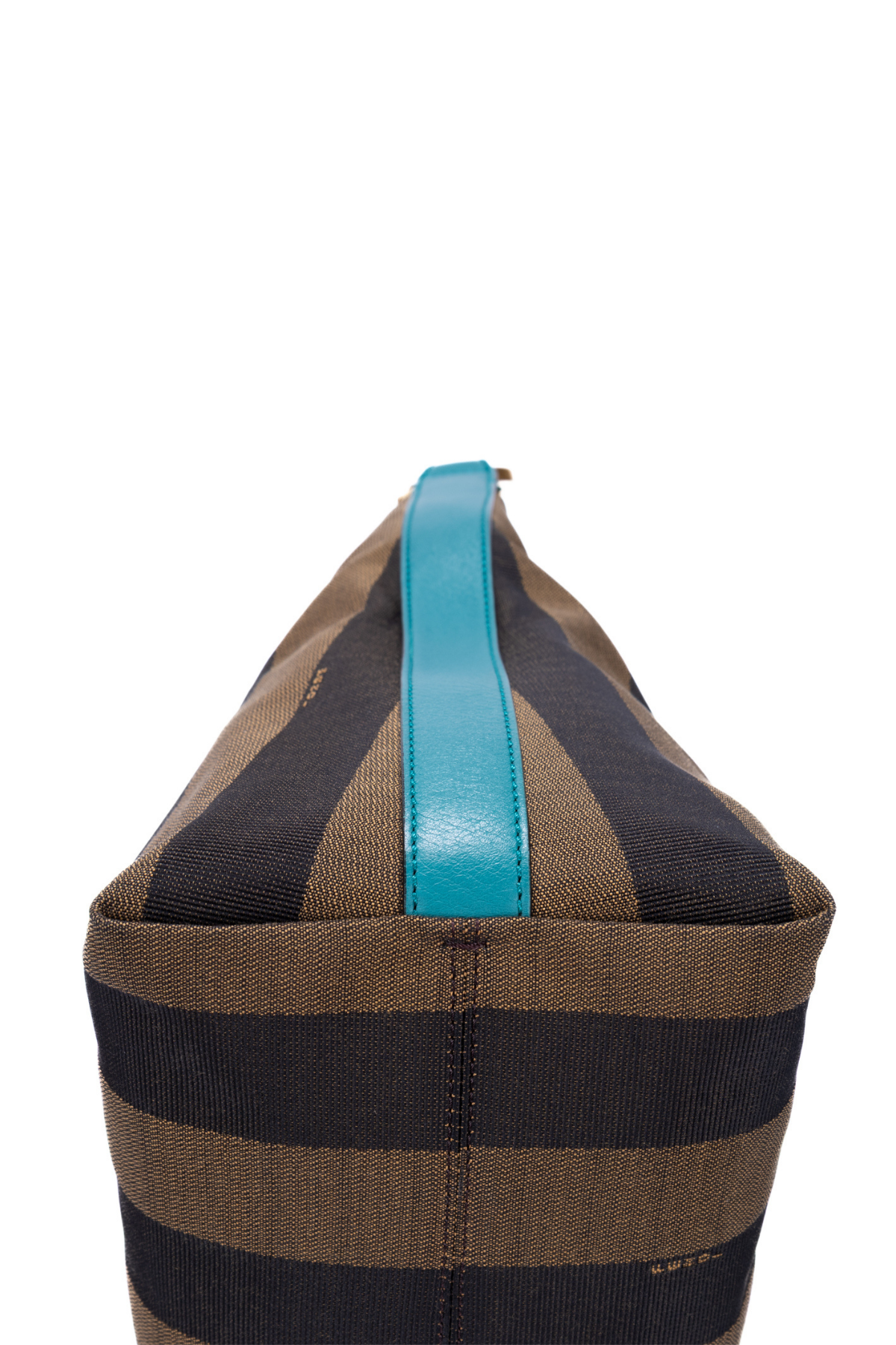 Fendi Borsa Hobo Pequin Tela Righe - Usata Autentica