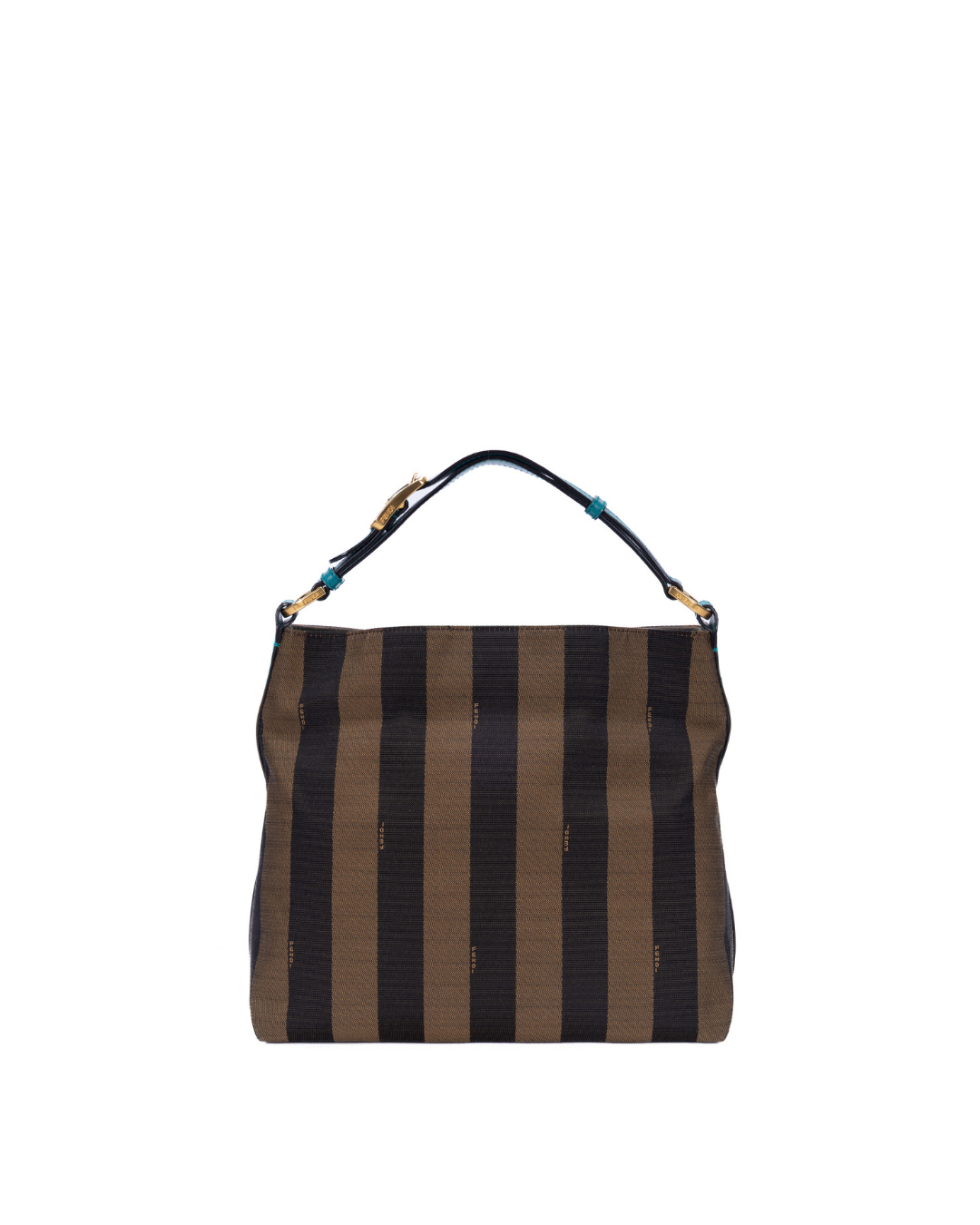Fendi Borsa Hobo Pequin Tela Righe - Usata Autentica