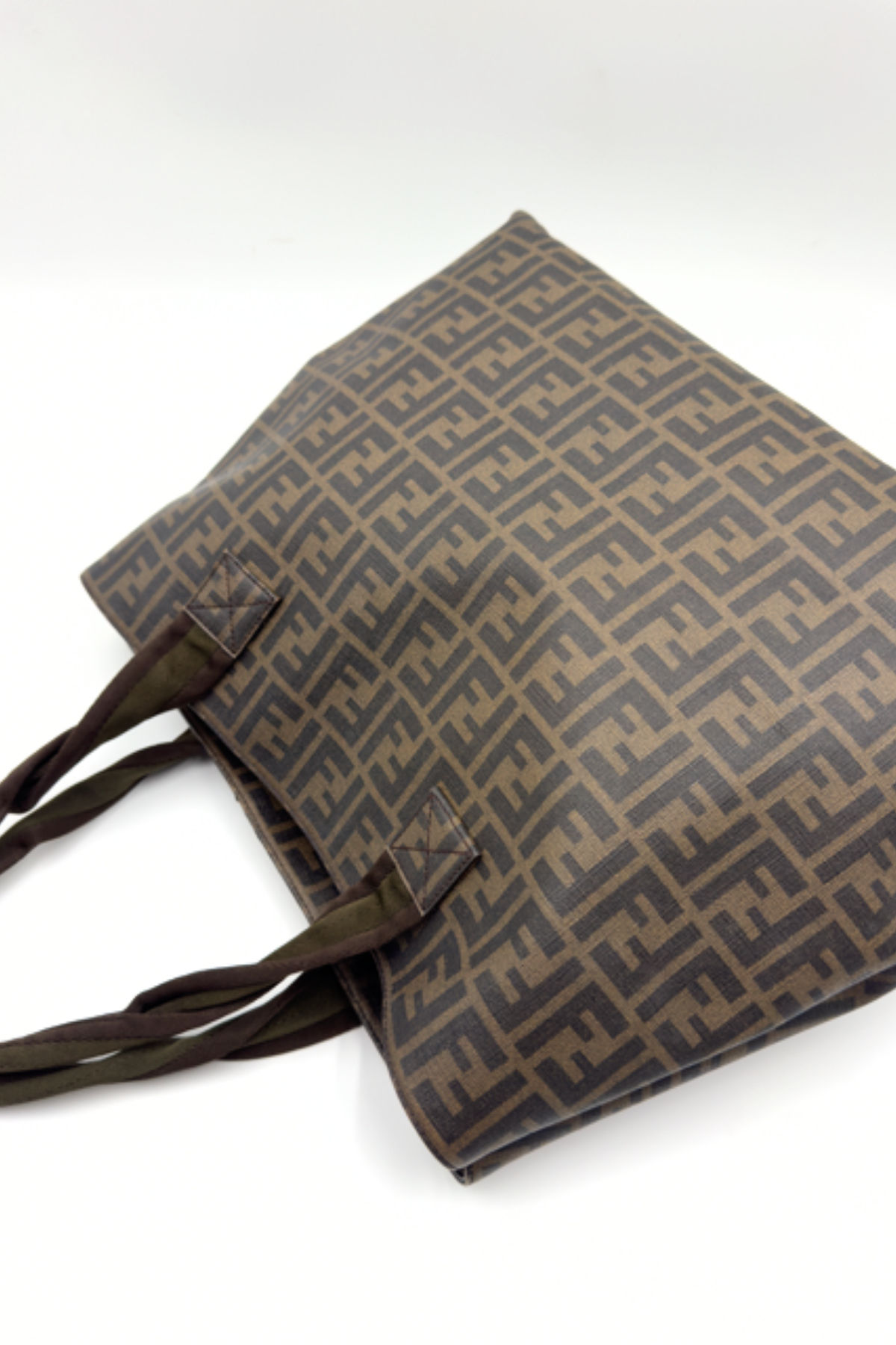 Fendi Borsa Shopper Canvas Zucca FF Grande - Usato Autentico