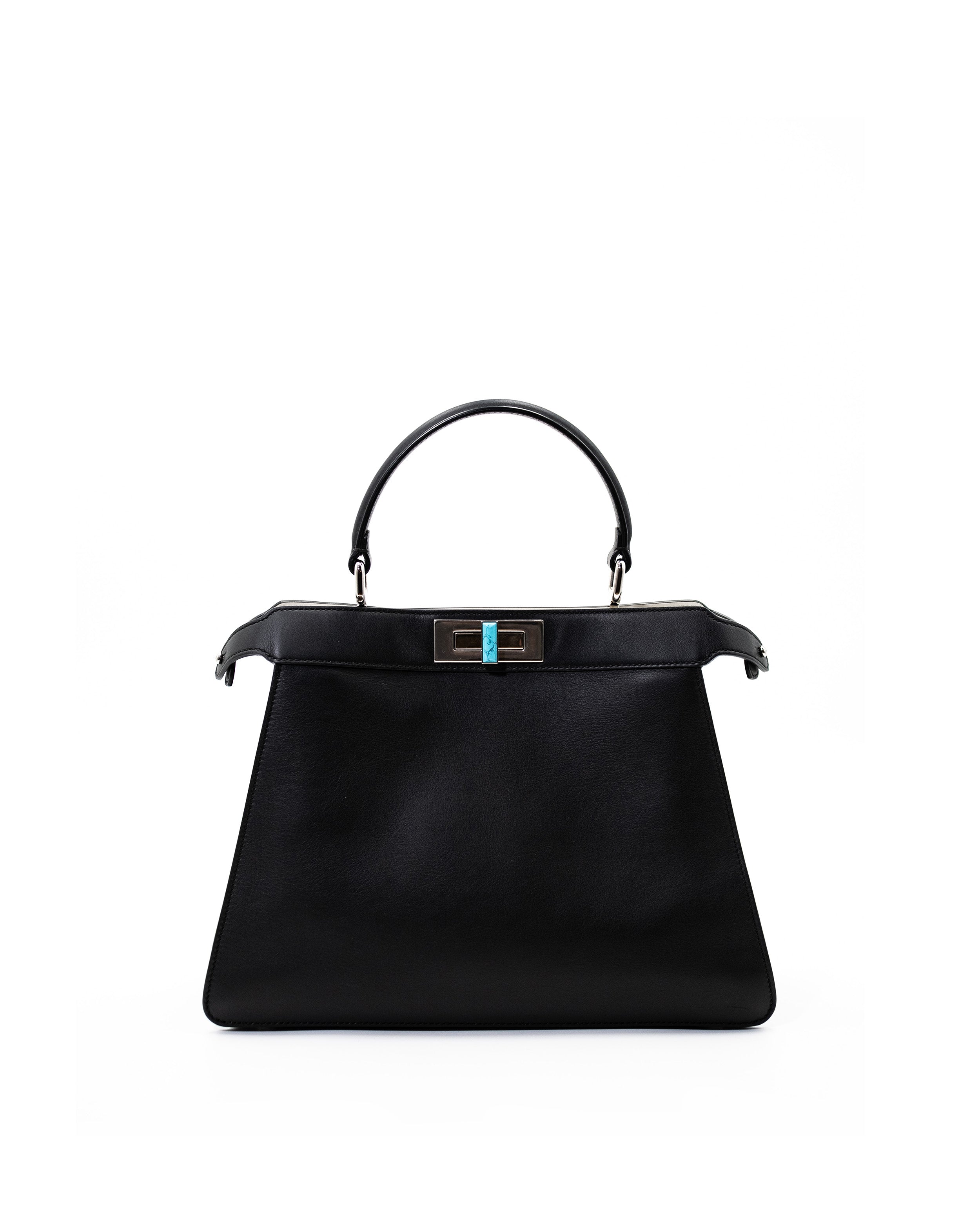 Fendi Borsa Peekaboo Grande Pelle Nera Limited Edition — Pre-owned Autentica