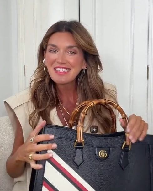 Cristina Cerqueiras con Gucci Diana Tote