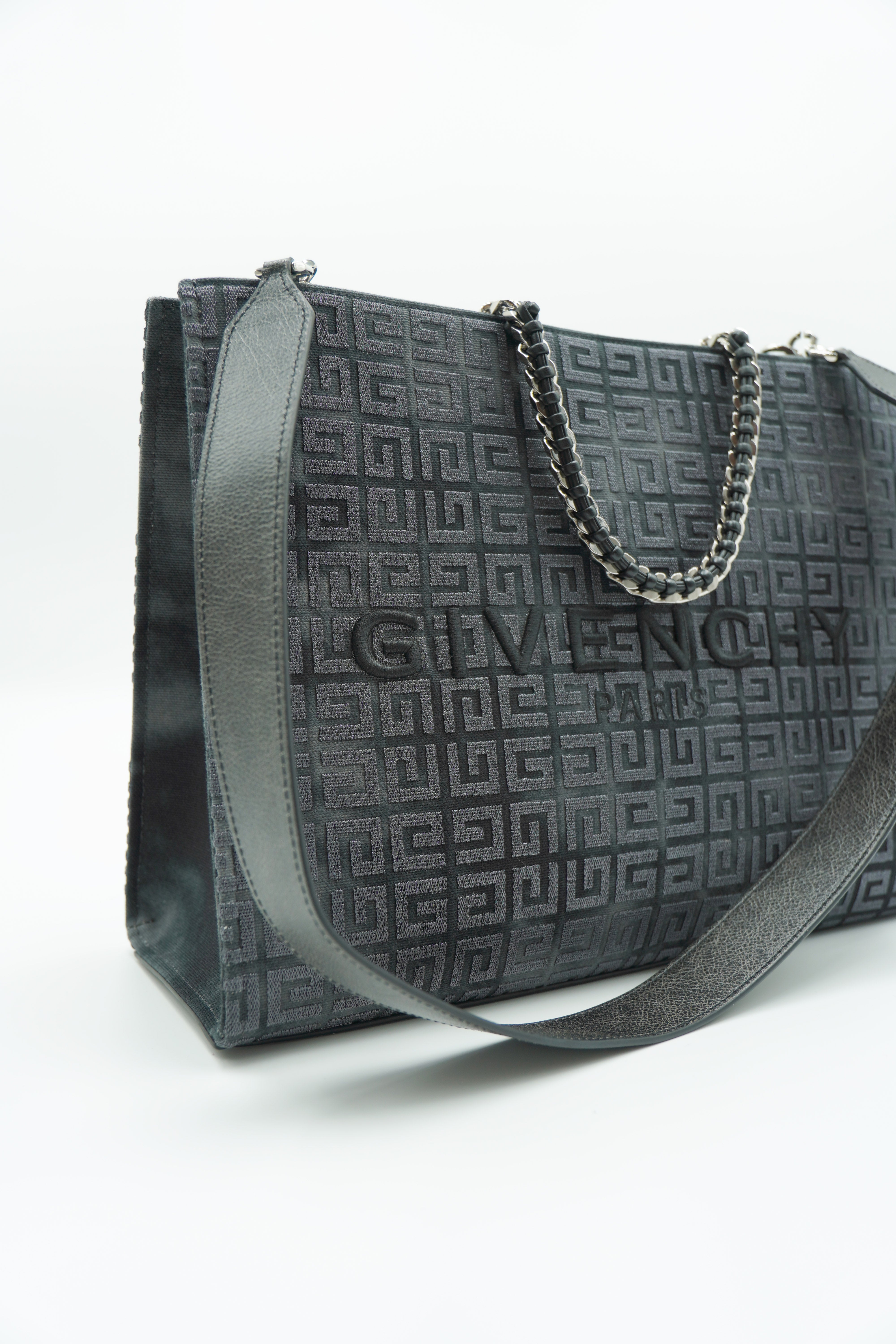 Givenchy Borsa G-Tote Medium Shopping Canvas Nero