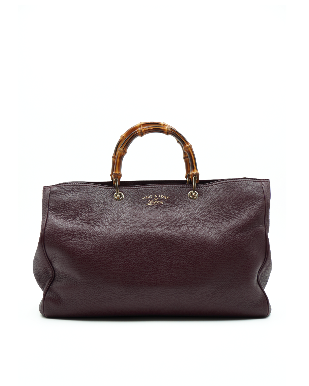 Gucci Borsa Tote Bamboo Burgundi