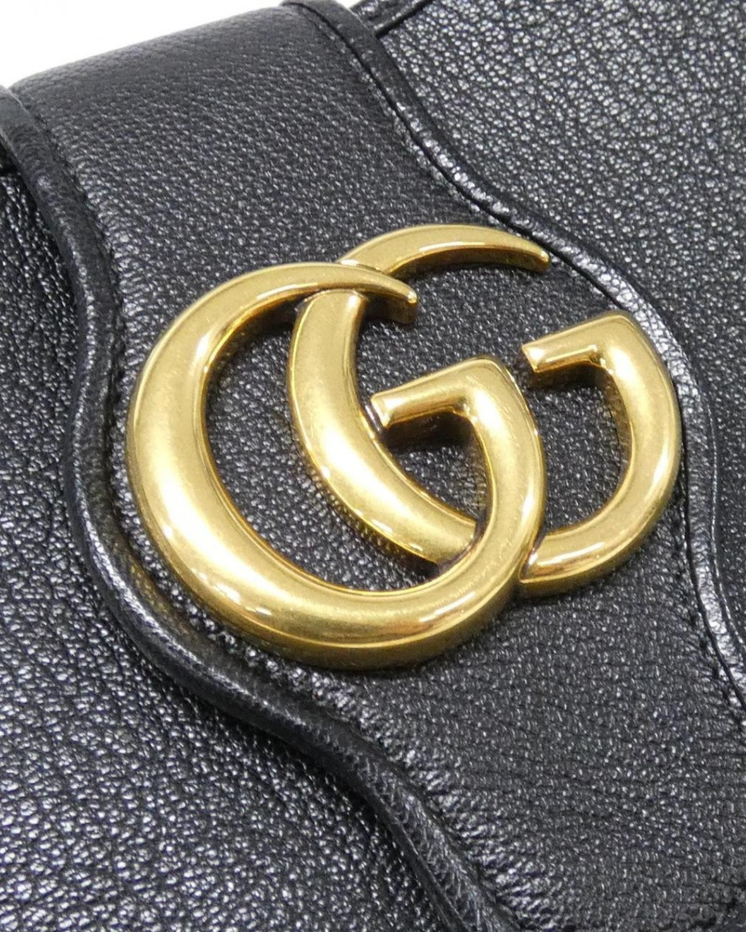 Gucci Borsa Aphrodite Grande Pelle Nera Con Tracolla - Usato Autentico