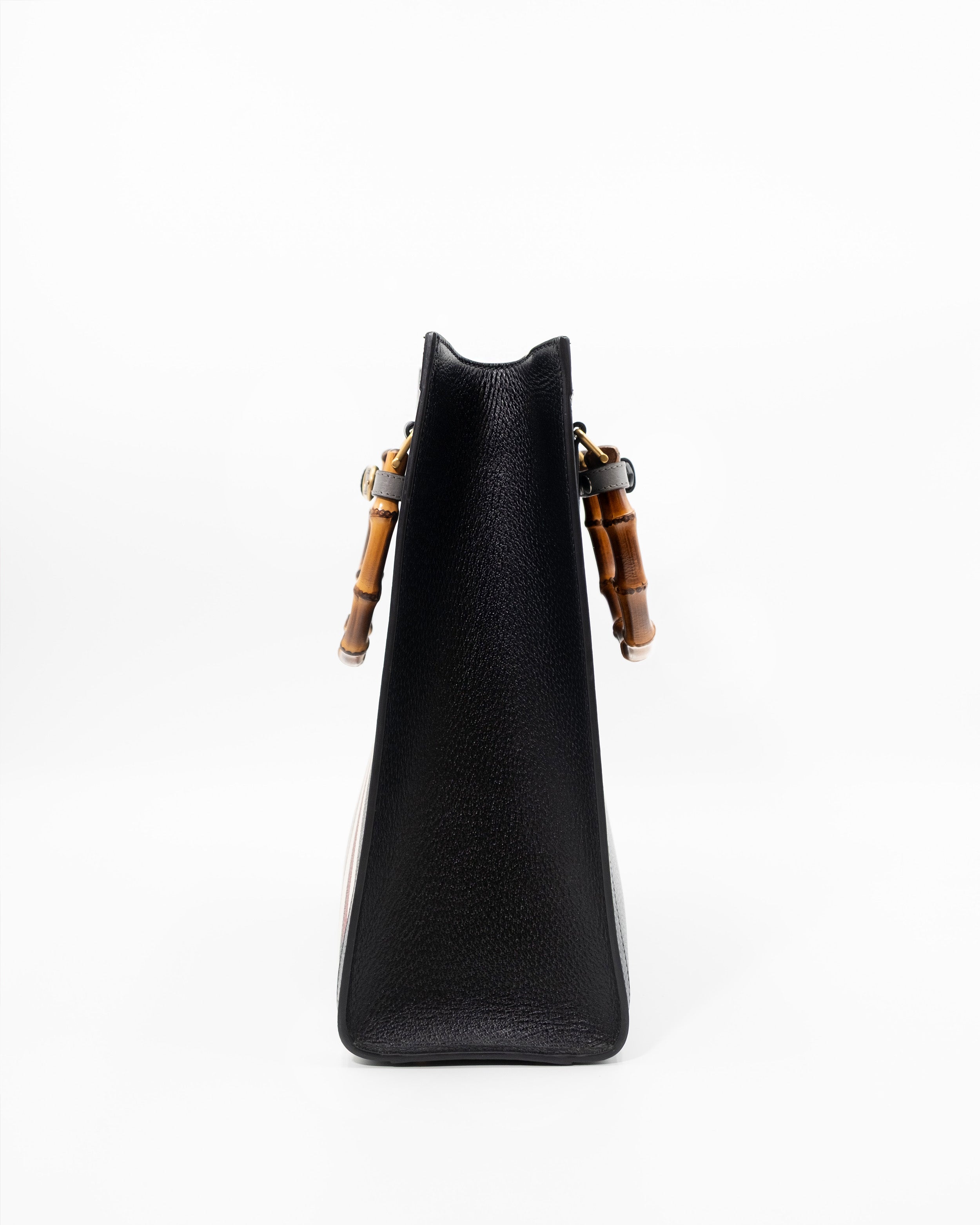 Gucci Borsa Tote Diana Bamboo Large Pelle Nera Edizione Limitata usata come nuova certificata - Aurea Luxury Lab