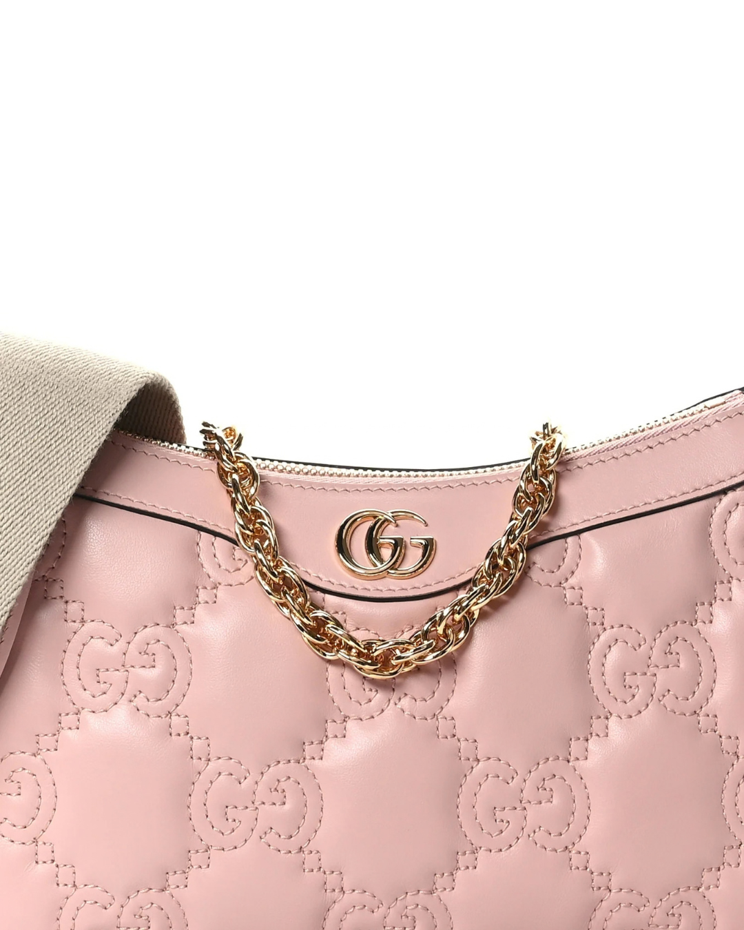 Gucci Borsa GG Matelassé Pelle di Vitello Rosa preloved luxury certificata - Aurea Luxury Lab
