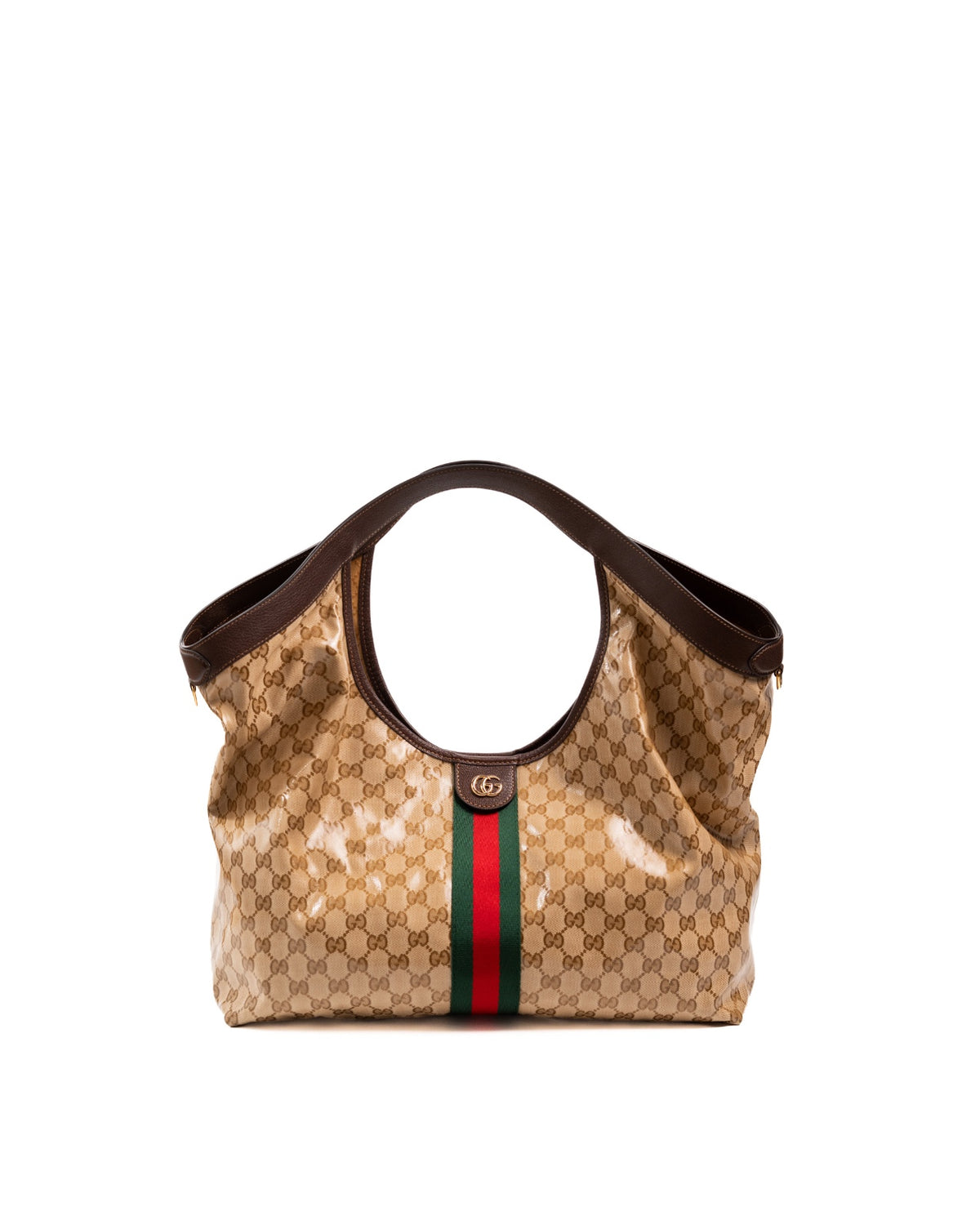 Gucci Borsa Giglio Large Tessuto GG Beige usata autentica - Aurea Luxury Lab