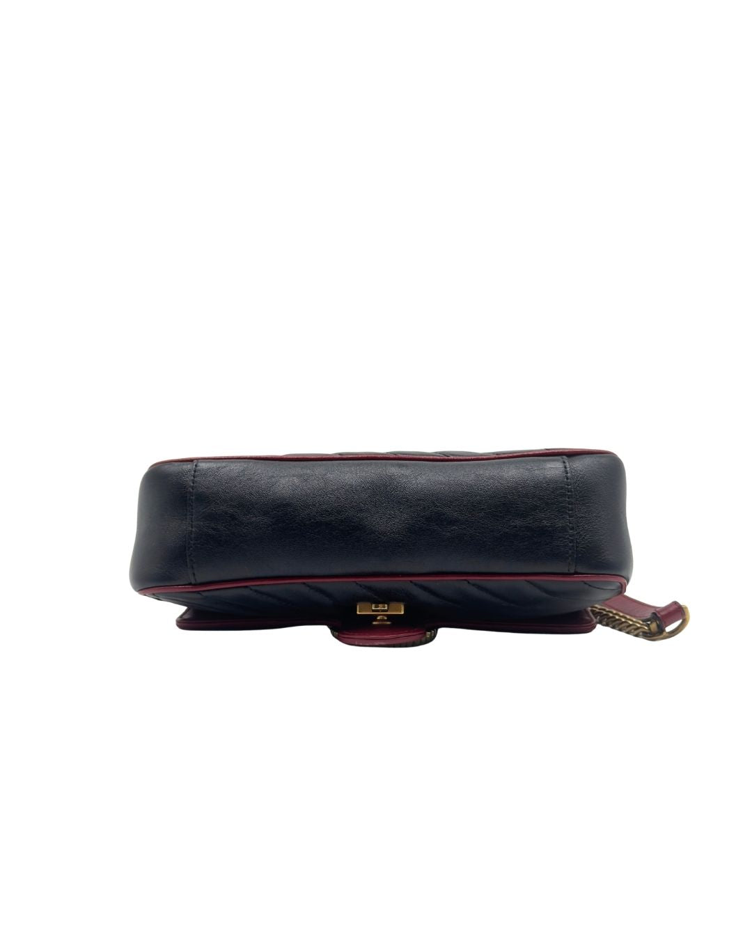 Gucci Borsa GG Marmont Pelle Matelassé Nera pre-owned autentica - Aurea Luxury Lab