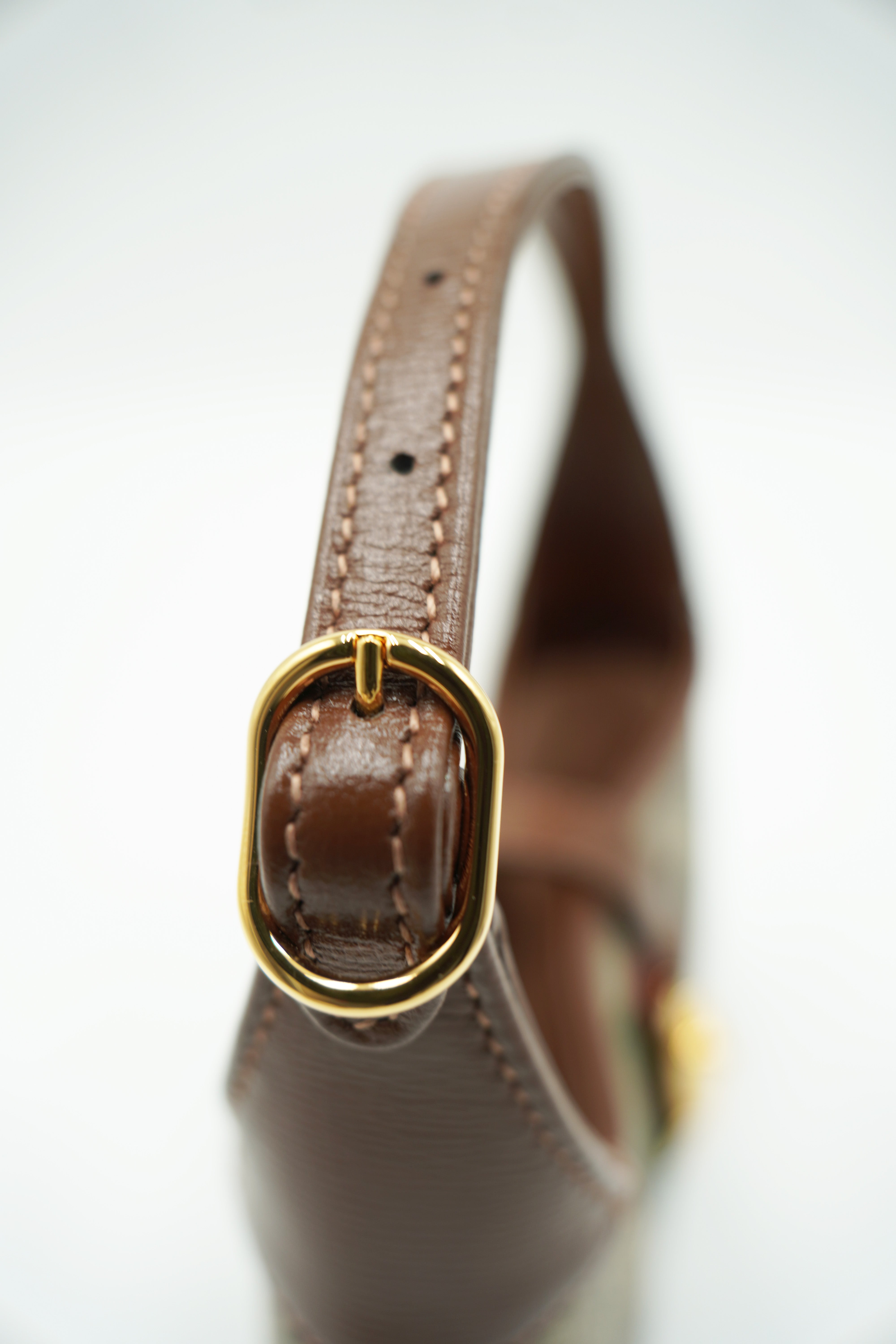 Gucci Borsa Mini Jackie Passepartout GG Marrone luxury resale autentica - Aurea Luxury Lab