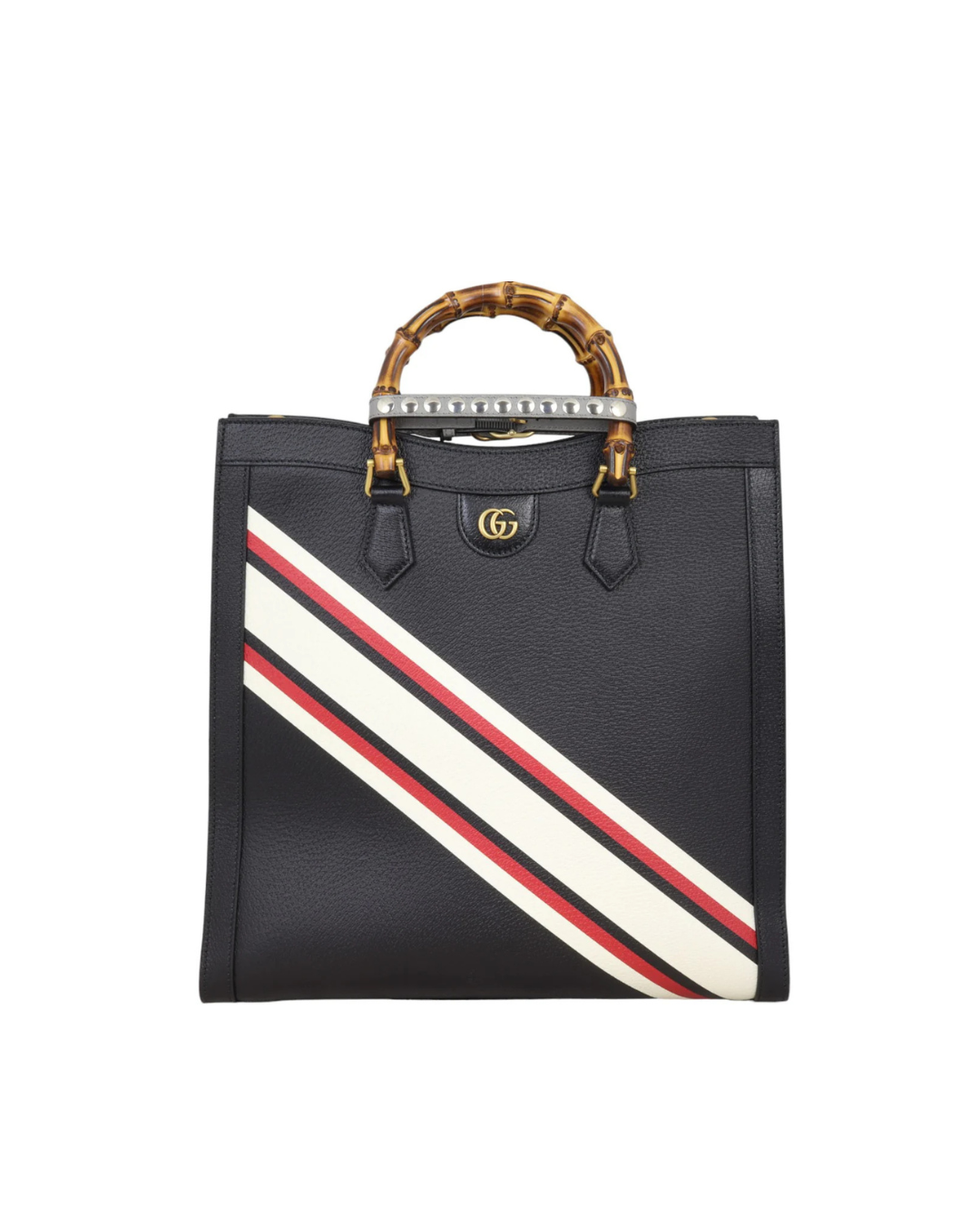Gucci Borsa Tote Diana Bamboo Large Pelle Nera Edizione Limitata — Pre-owned Autentica