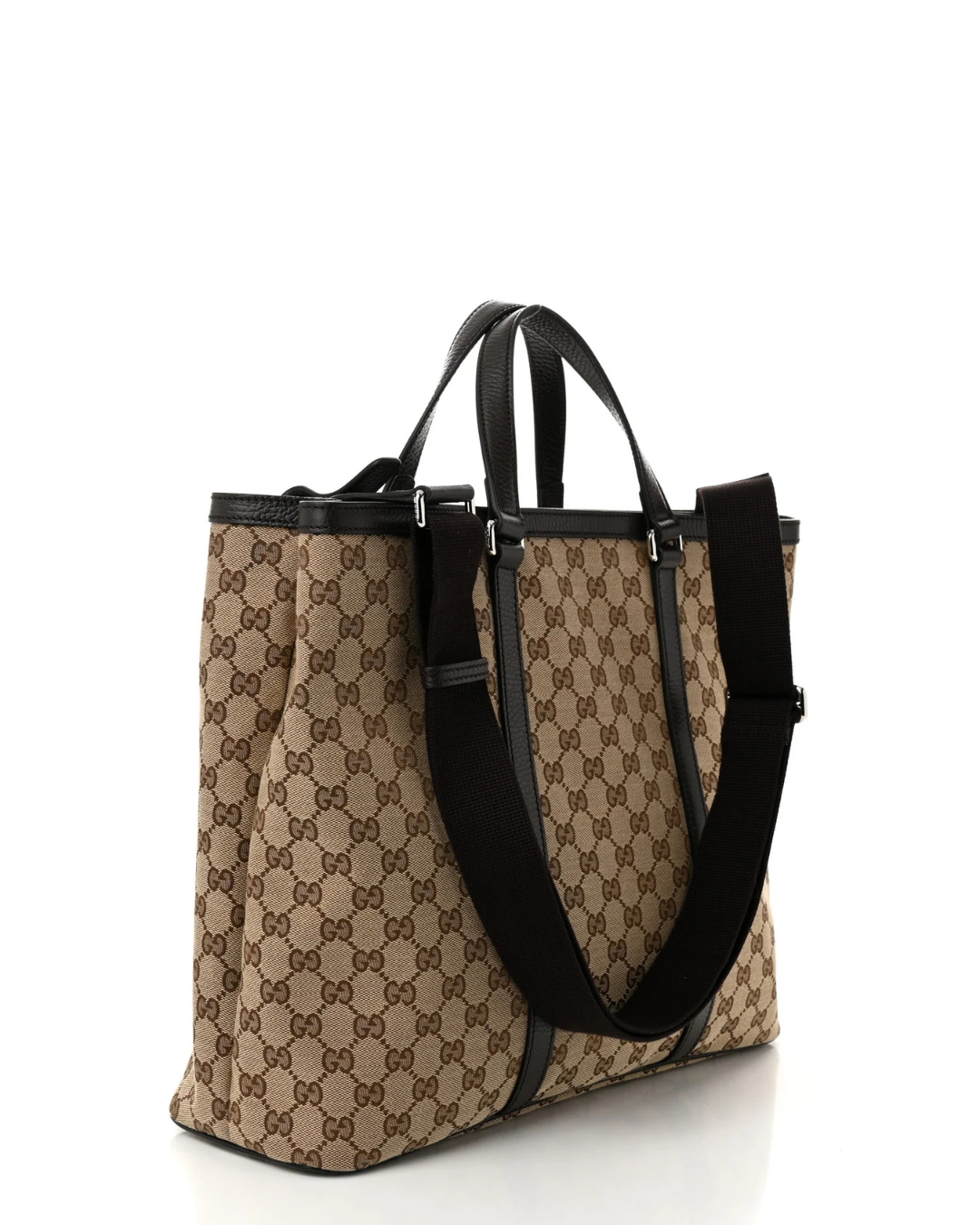 Gucci Borsa Tote Joy Large Tela GG Beige e Marrone pre-owned certificata - Aurea Luxury Lab