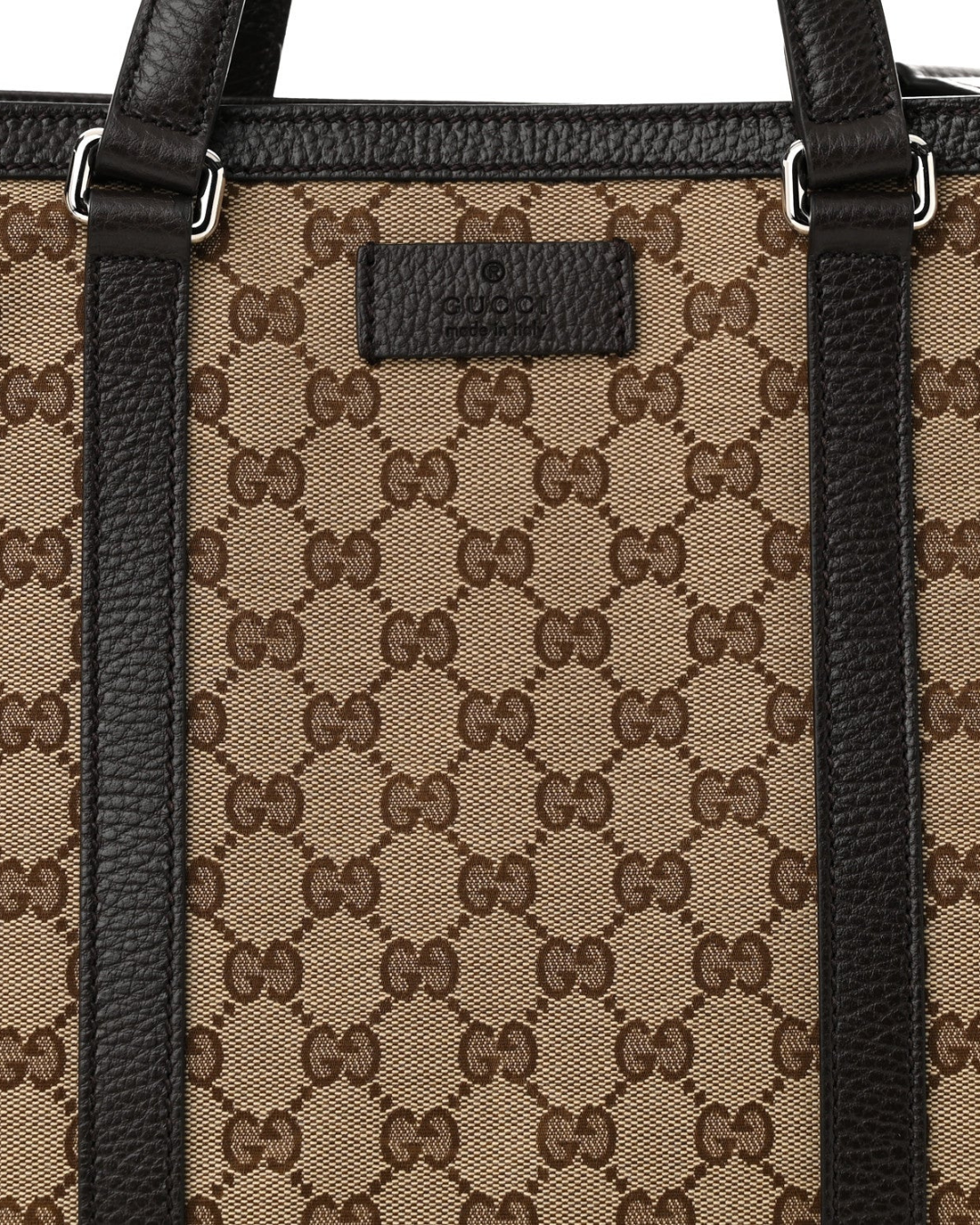 Gucci Borsa Tote Joy Large Tela GG Beige e Marrone usata autentica - Aurea Luxury Lab