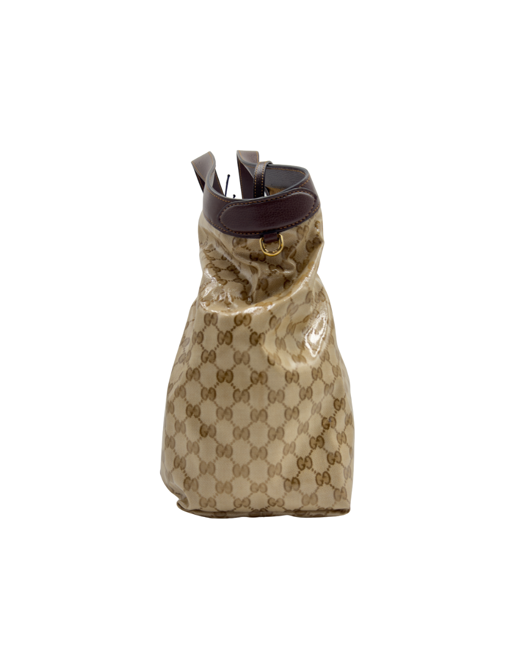 Gucci Borsa Giglio Large Tessuto GG Beige preloved luxury certificata - Aurea Luxury Lab