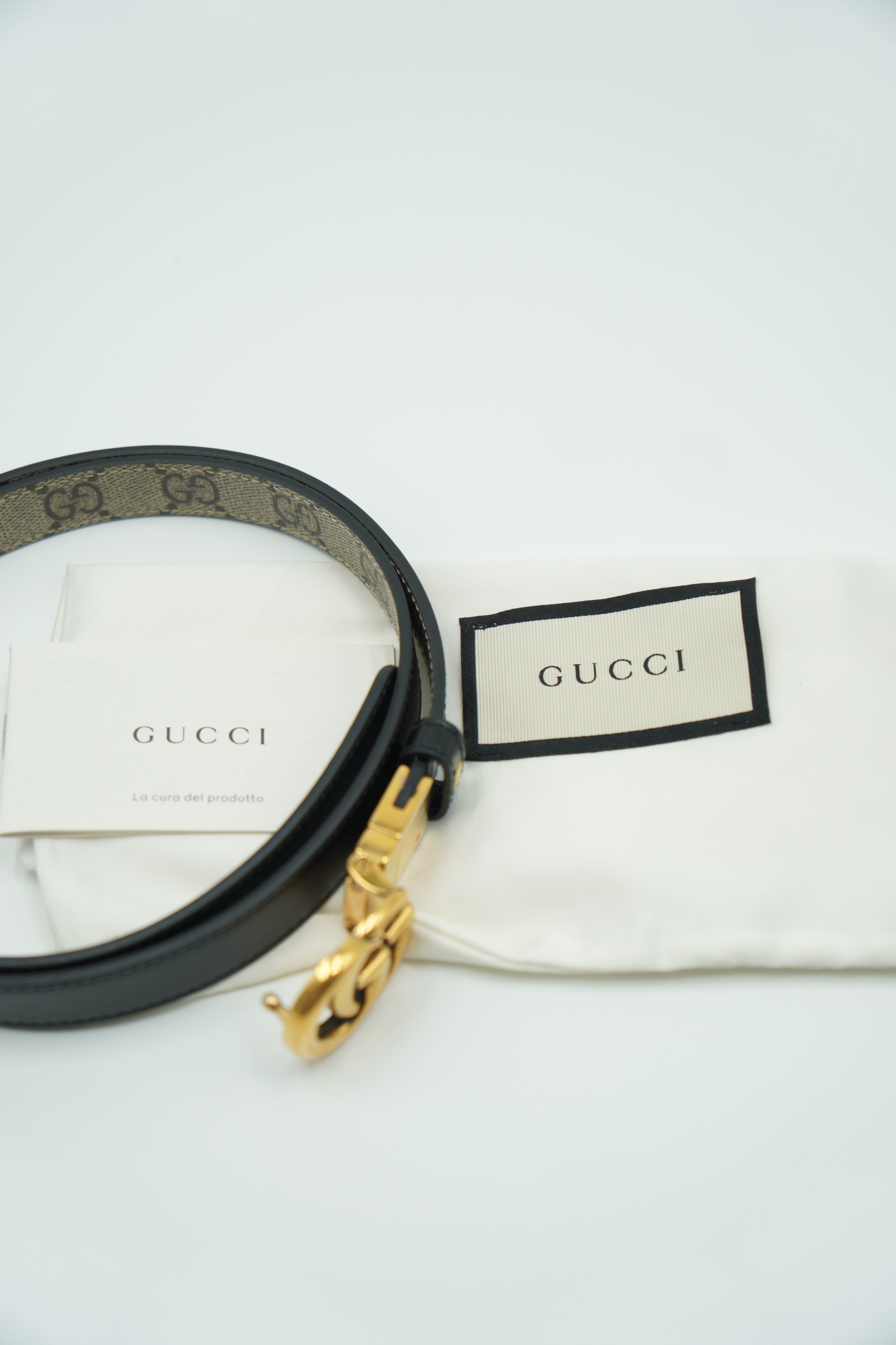 Gucci Reversible GG Marmont 20mm Belt - Pre-owned Authentic