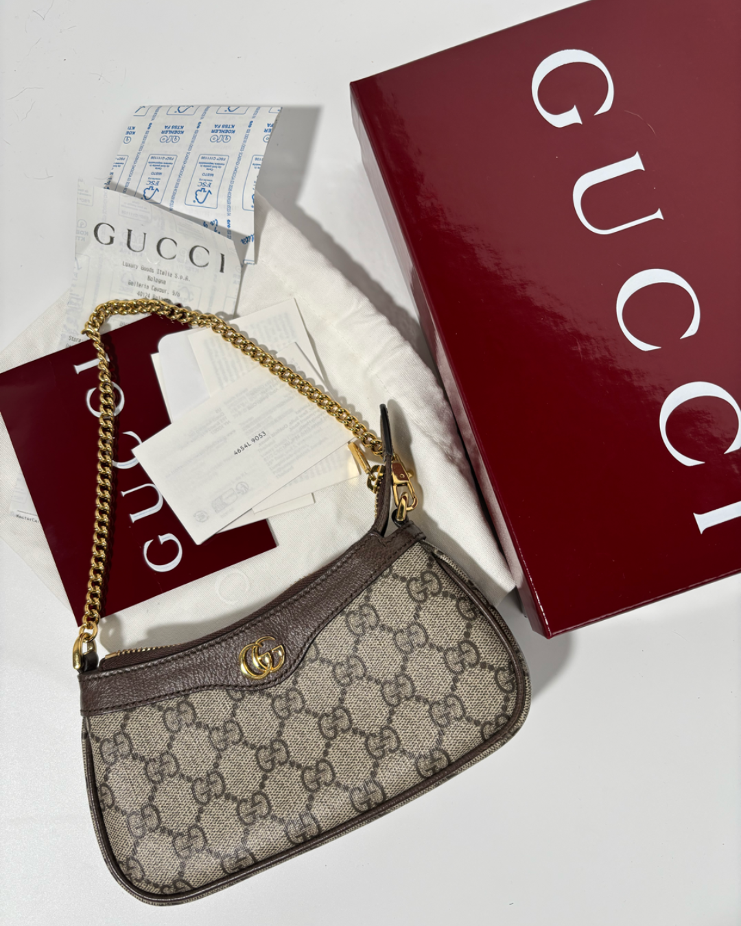 Gucci Borsa Mini Ophidia Tela GG Supreme pre-owned certificata - Aurea Luxury Lab