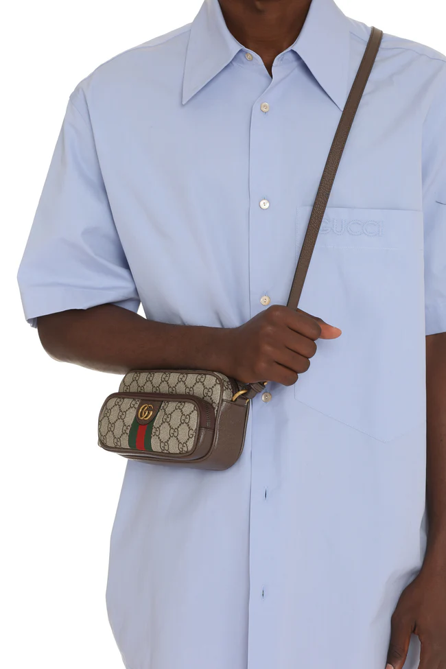 Bolso de hombro pequeño Gucci Ophidia GG