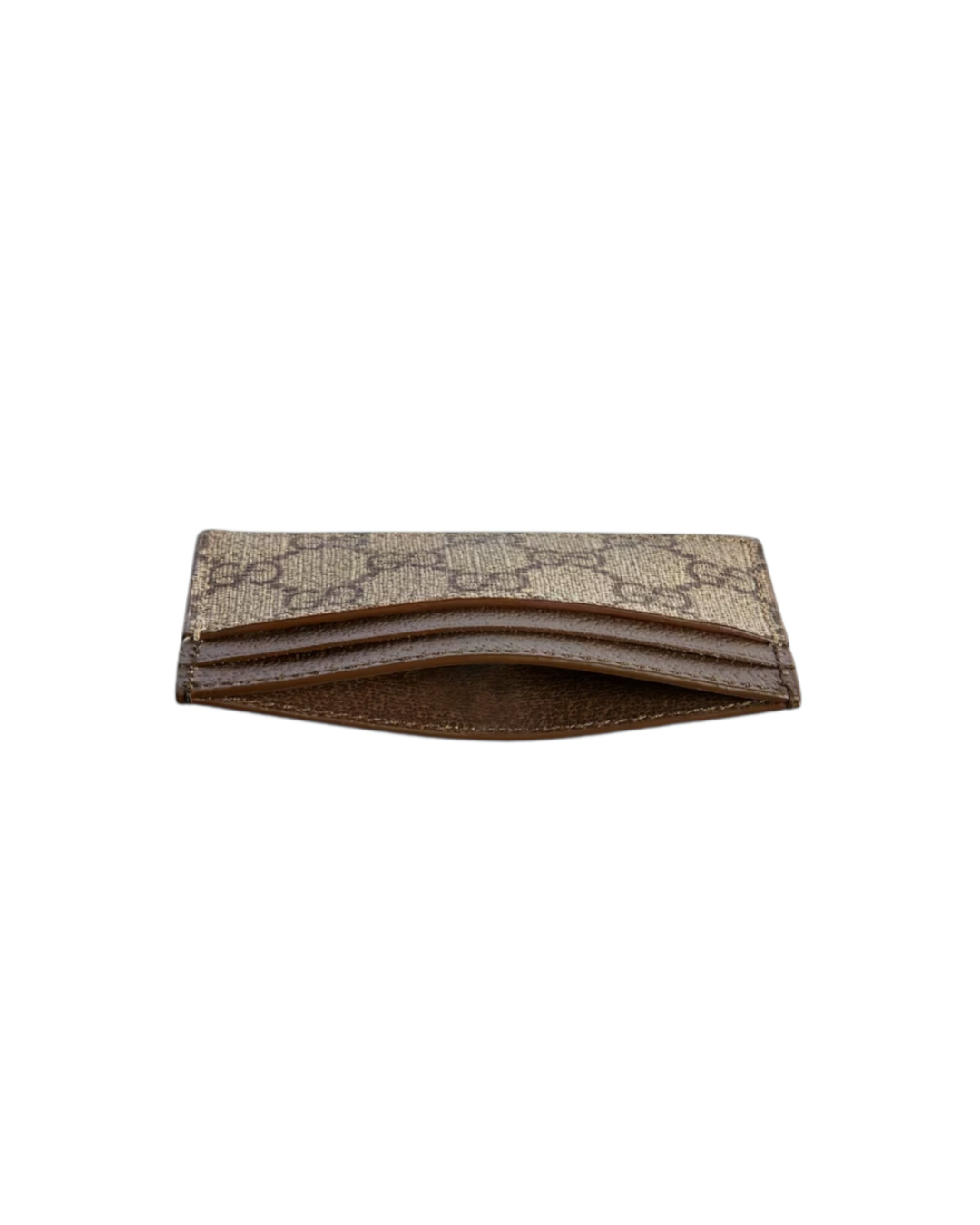 Gucci Portacarte Tela Monogram GG Marrone — Pre-owned Autentico