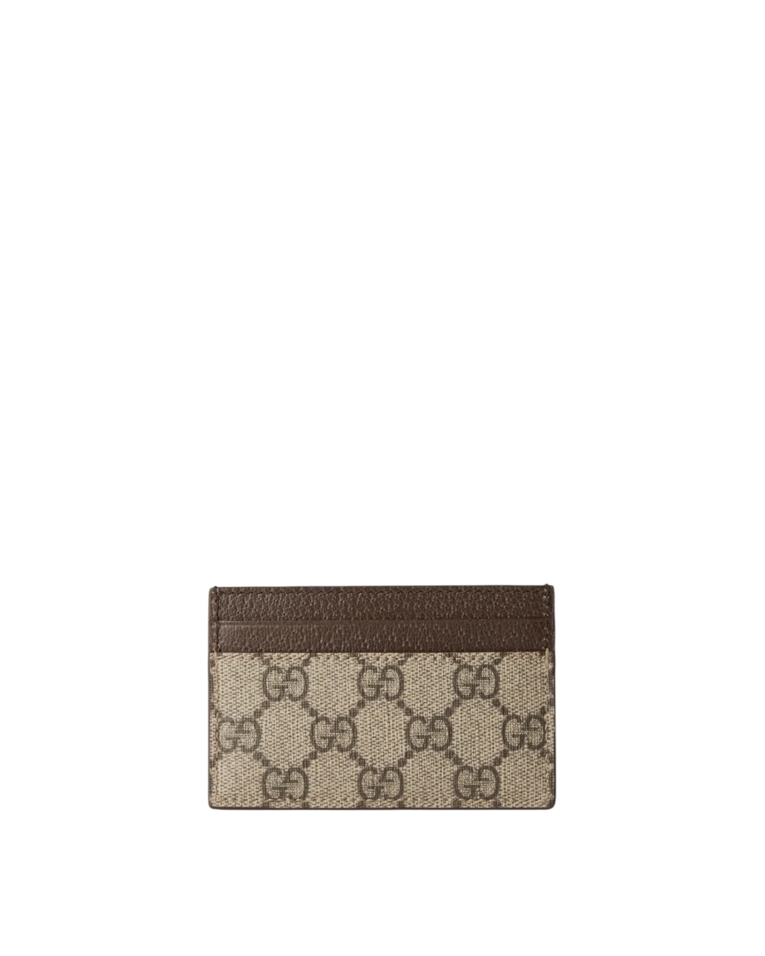 Gucci Portacarte Tela Monogram GG Marrone — Pre-owned Autentico