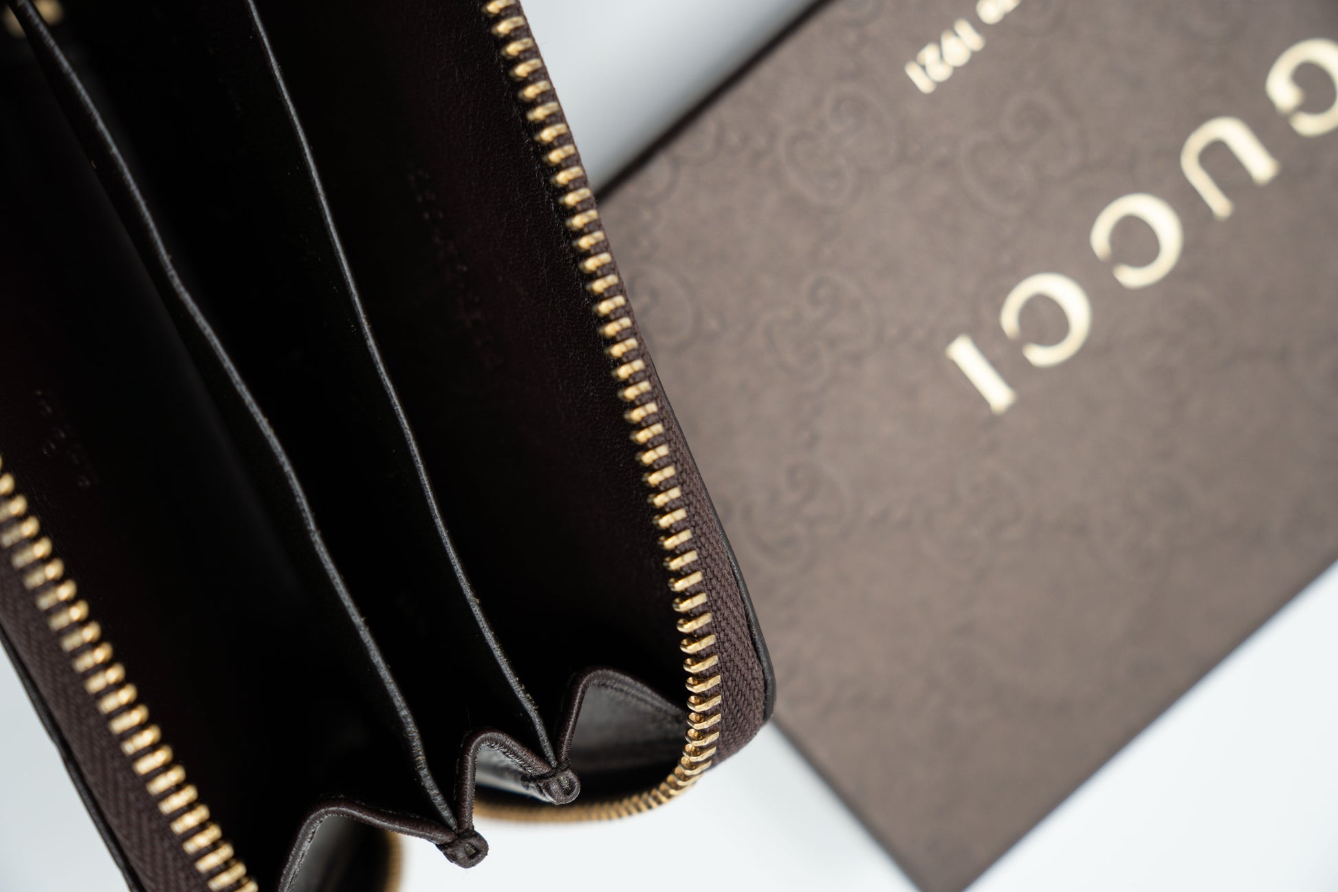 Gucci Portafoglio GG Jumbo Marrone - Aurea Luxury Lab