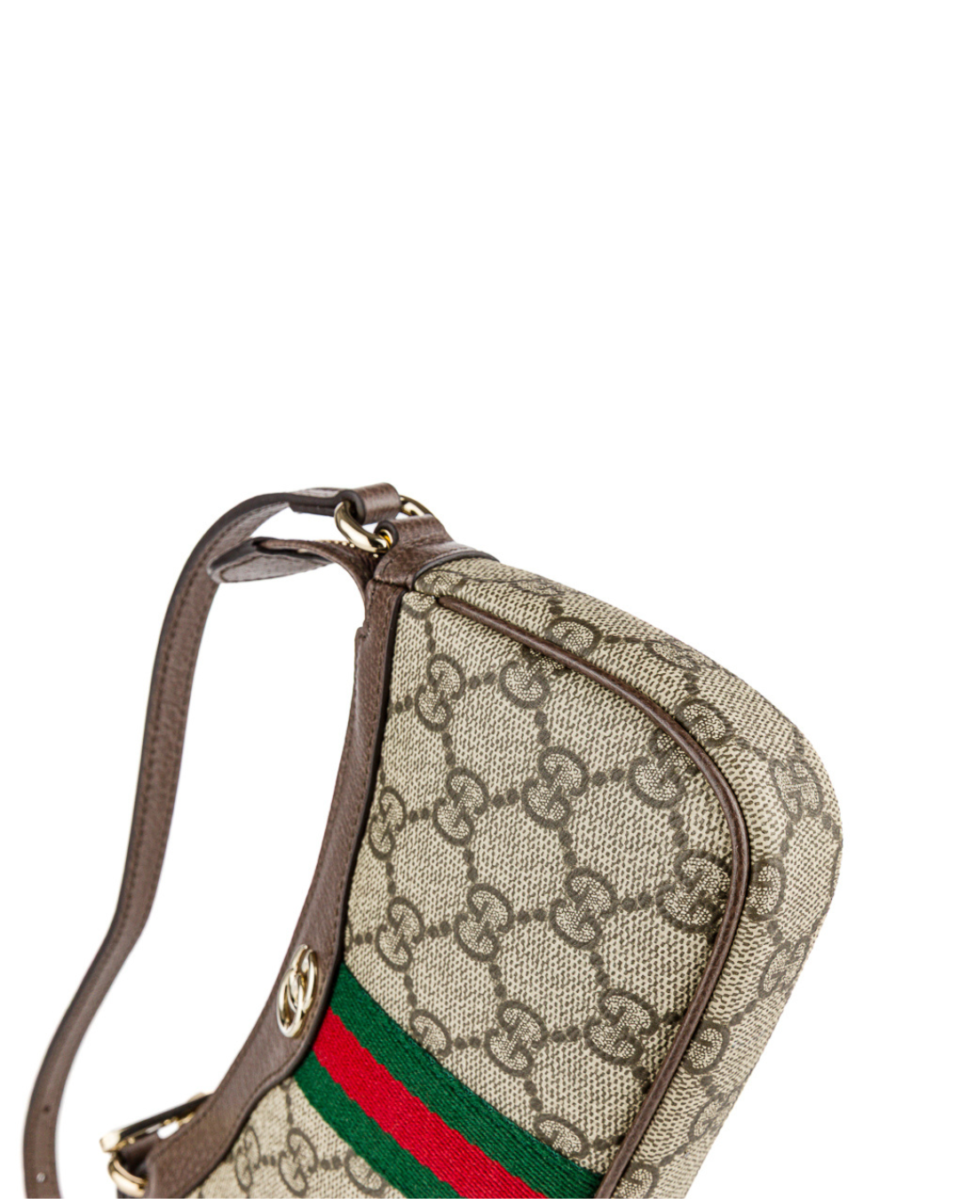 Gucci Borsa Mini Ophidia a Spalla Tessuto GG Marrone preloved luxury certificata - Aurea Luxury Lab