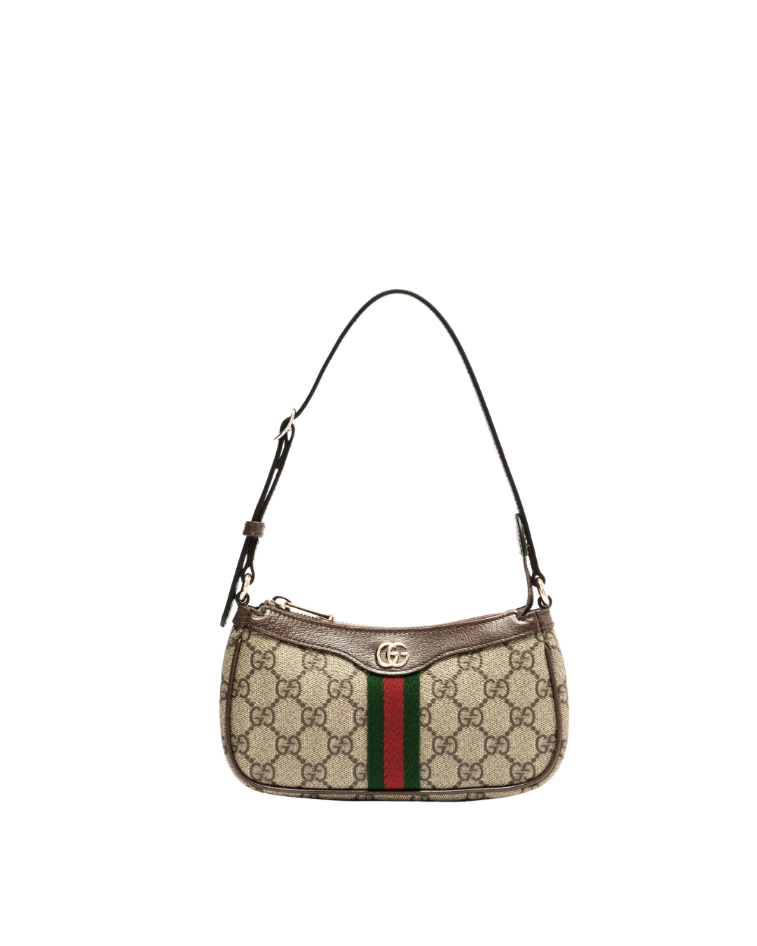 Gucci Borsa Mini Ophidia a Spalla Tessuto GG Marrone usata autentica - Aurea Luxury Lab