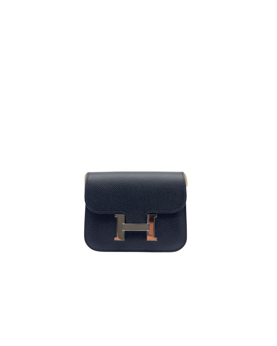 Hermès Constance Portafoglio Slim Nero