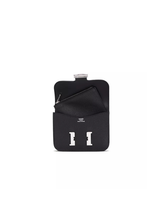 Hermès Constance Portafoglio Slim Nero - Aurea Luxury Lab