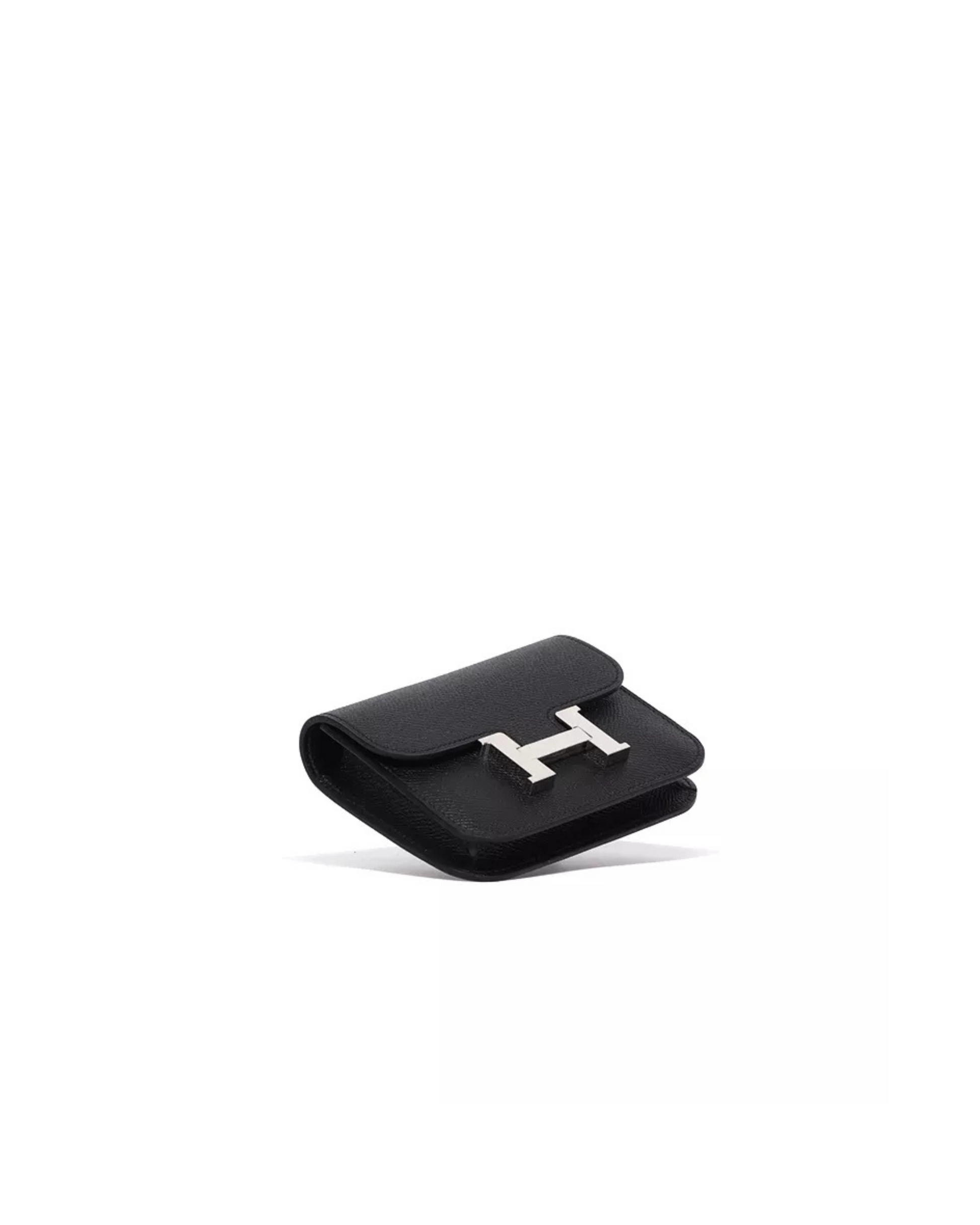 Hermès Constance Portafoglio Slim Nero - Aurea Luxury Lab