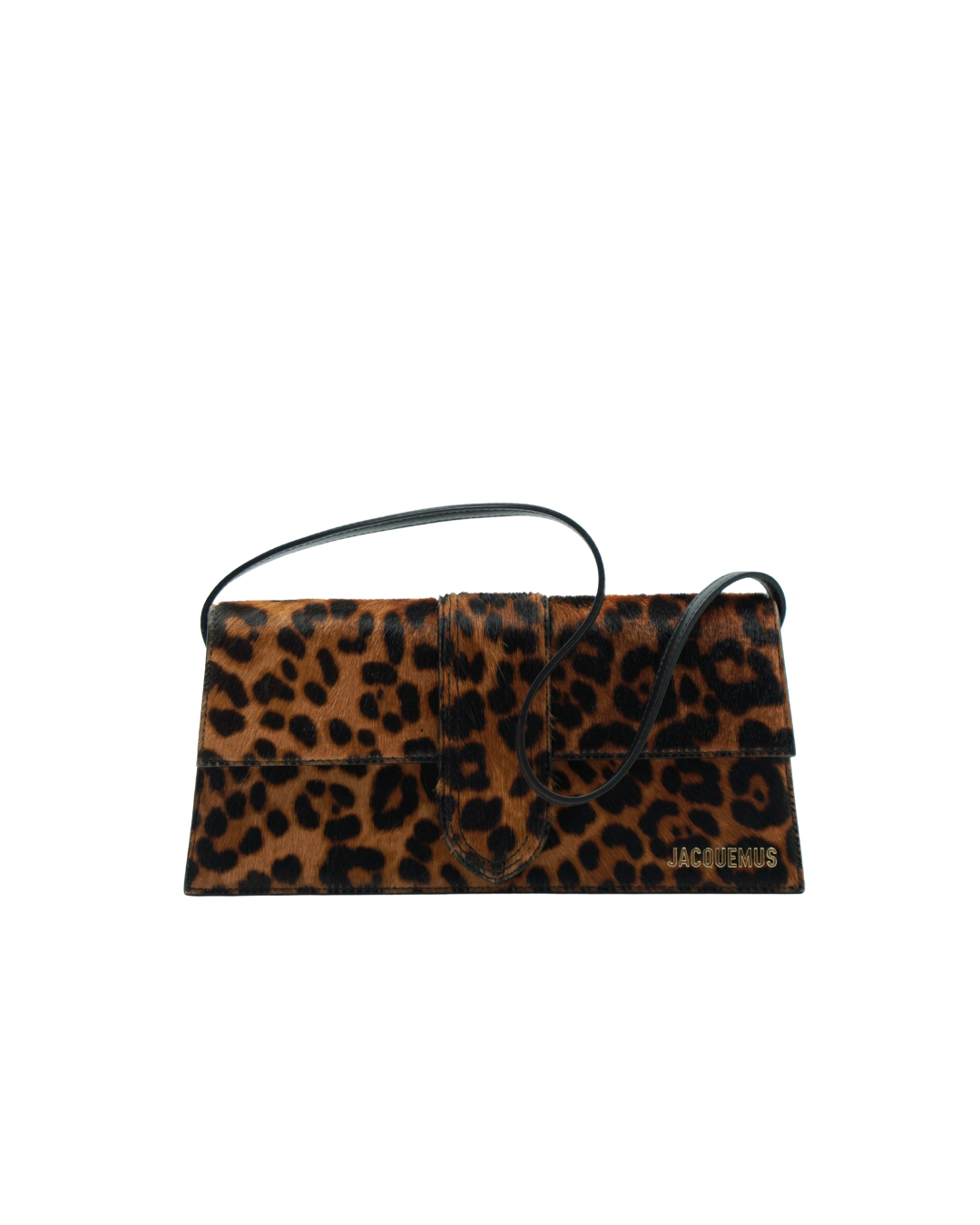 Bolso infantil largo con estampado de leopardo de Jacquemus