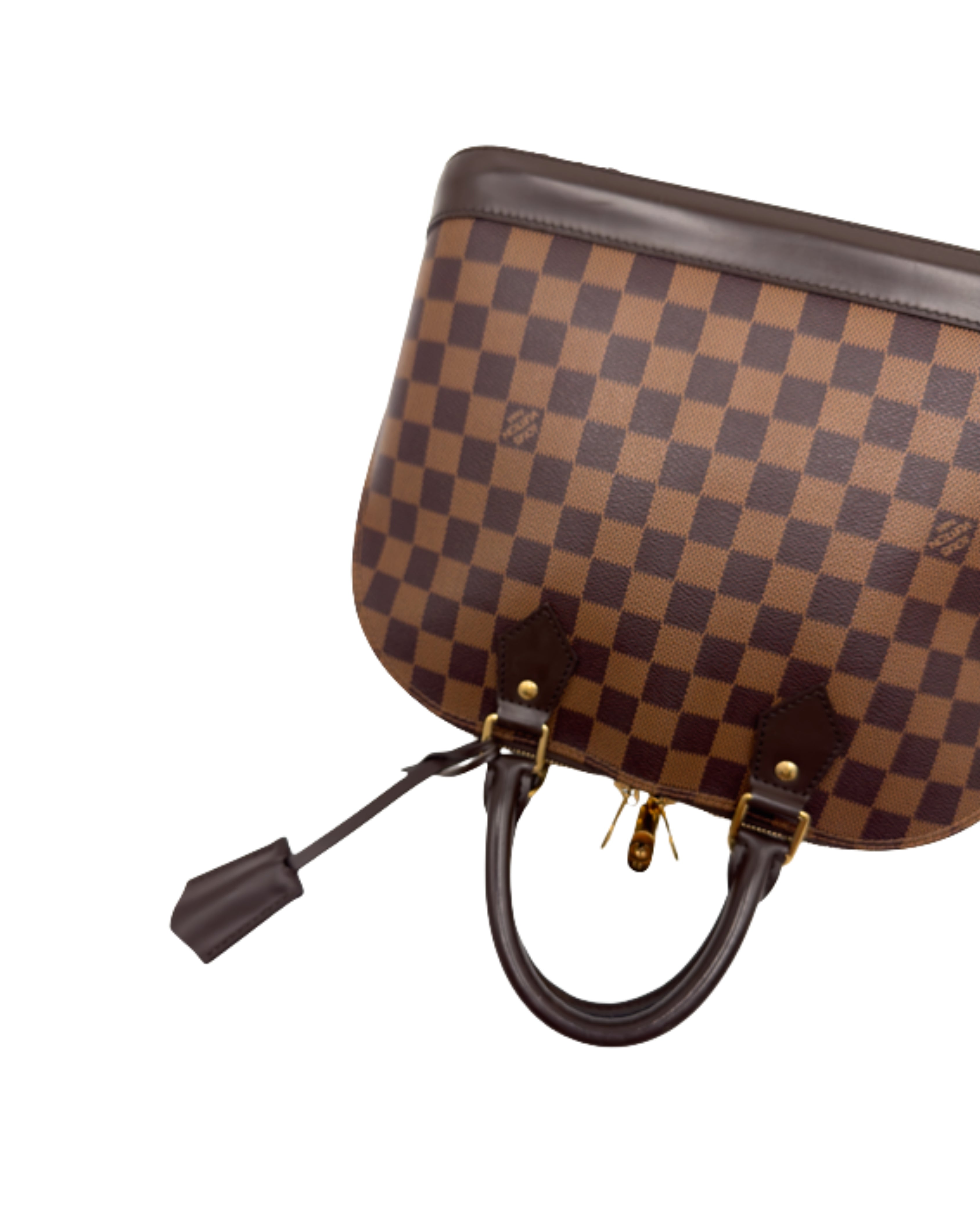 Louis Vuitton Borsa Alma PM Tela Damier Ébène Marrone usata come nuova certificata - Aurea Luxury Lab