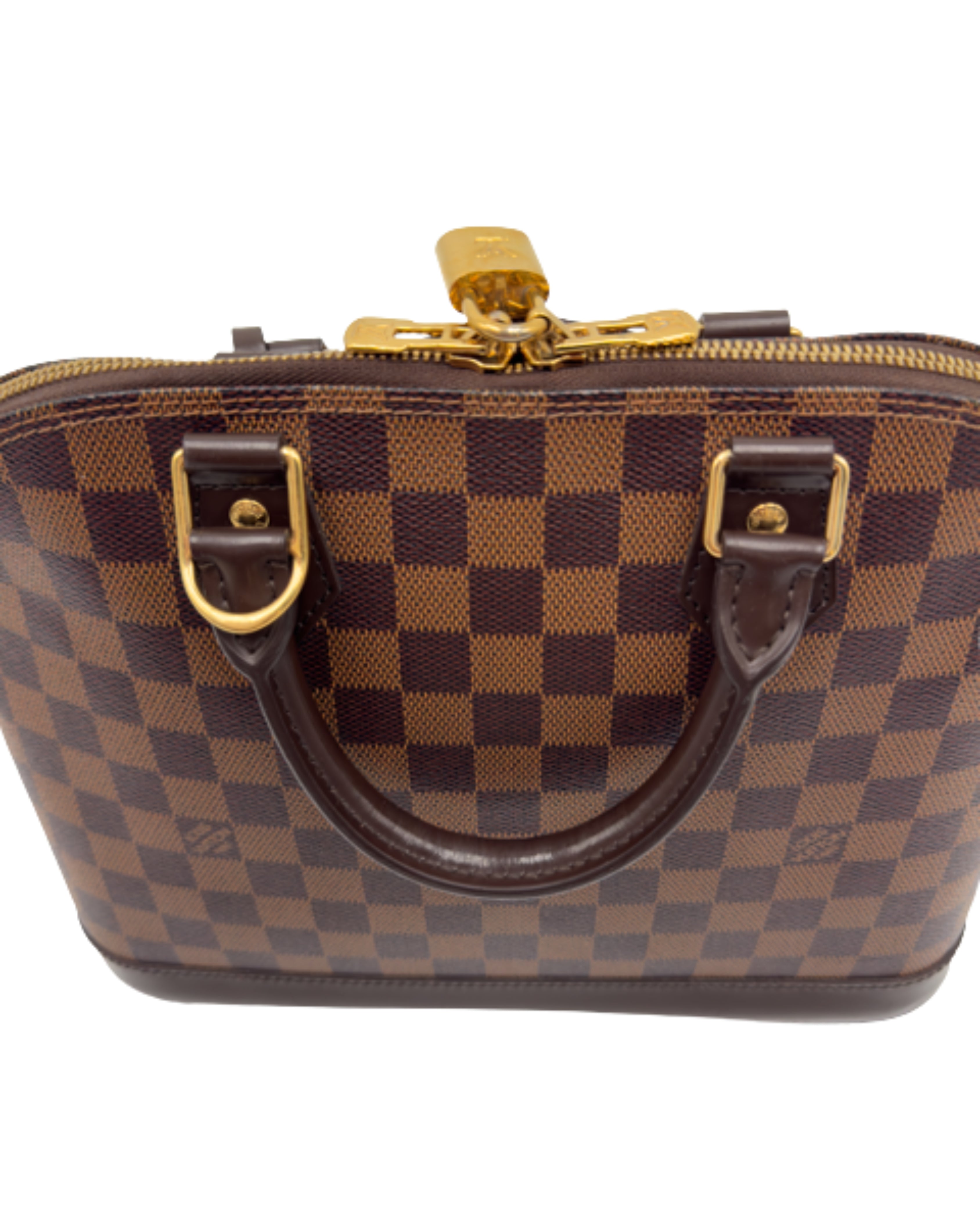 Louis Vuitton Borsa Alma PM Tela Damier Ébène Marrone borsa usata autentica - Aurea Luxury Lab