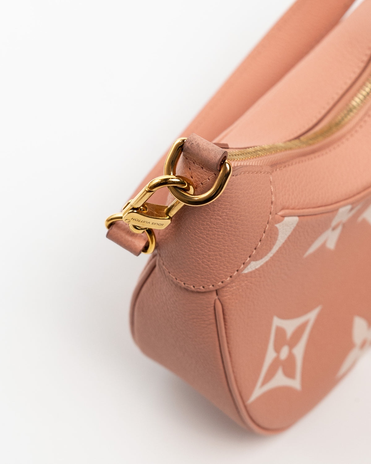Louis Vuitton Borsa Bagatelle Pelle Monogram Empreinte Rosa e Crema pre-owned certificata - Aurea Luxury Lab