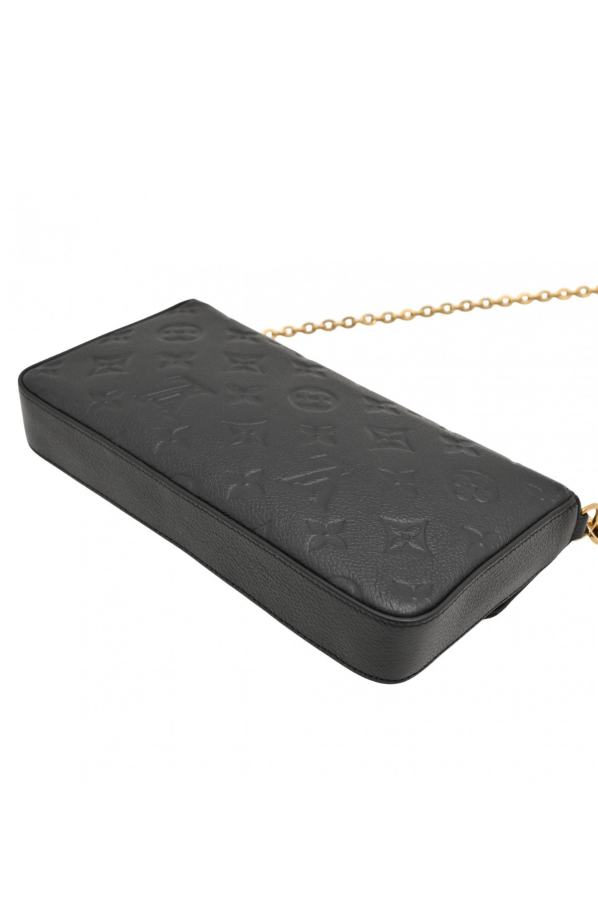 Louis Vuitton Borsa Félicie in Pelle Monogram Empreinte Nera - Usato Autentico
