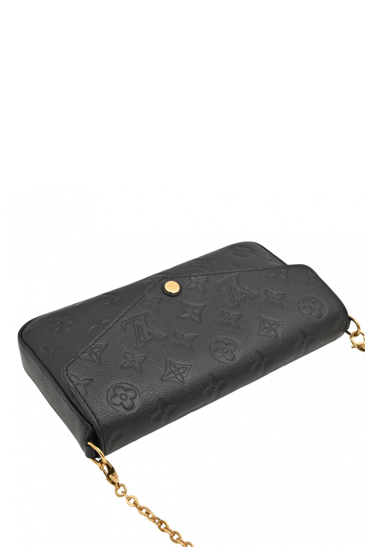 Louis Vuitton Borsa Félicie in Pelle Monogram Empreinte Nera - Usato Autentico