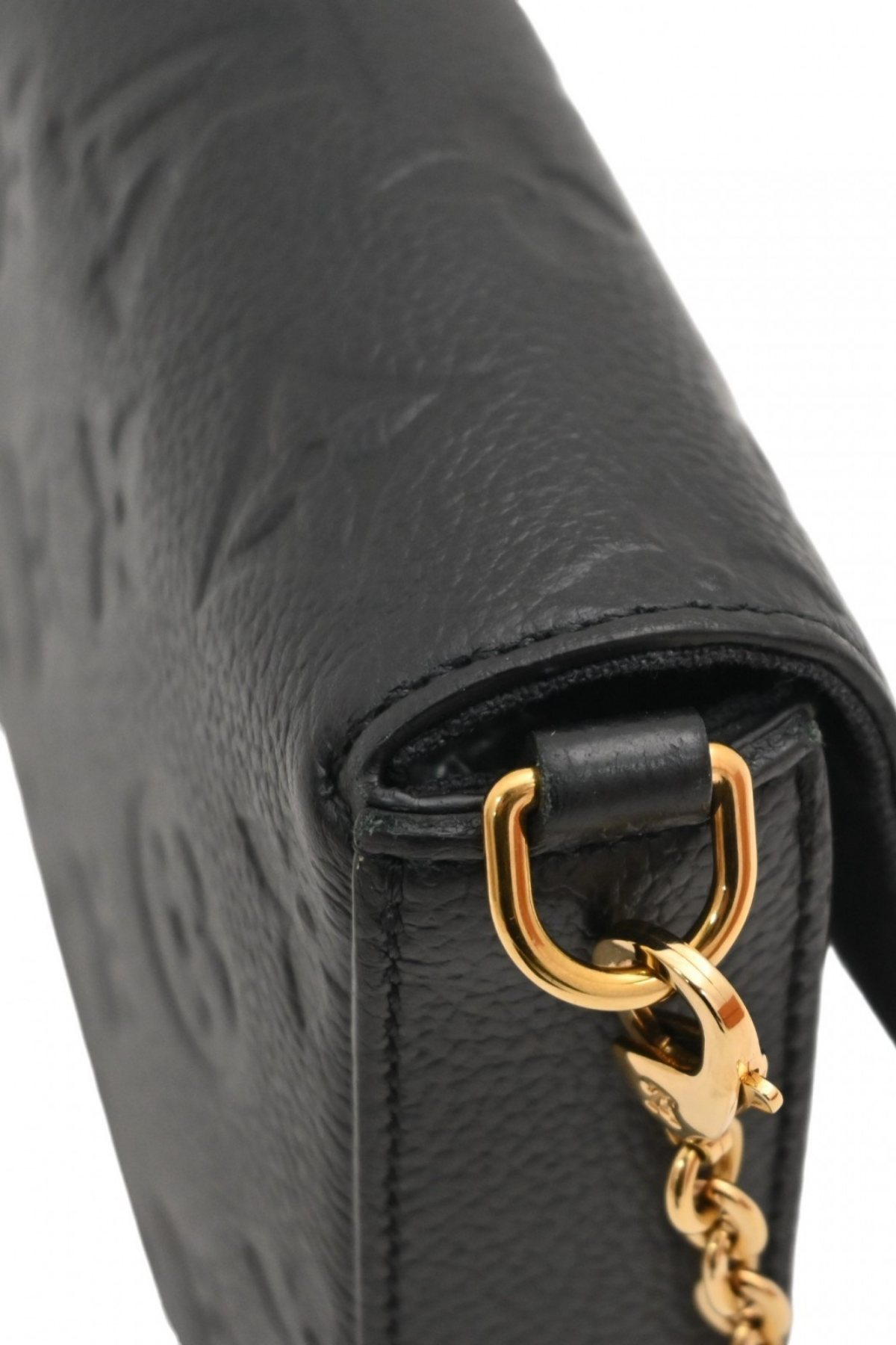 Louis Vuitton Borsa Félicie in Pelle Monogram Empreinte Nera - Usato Autentico