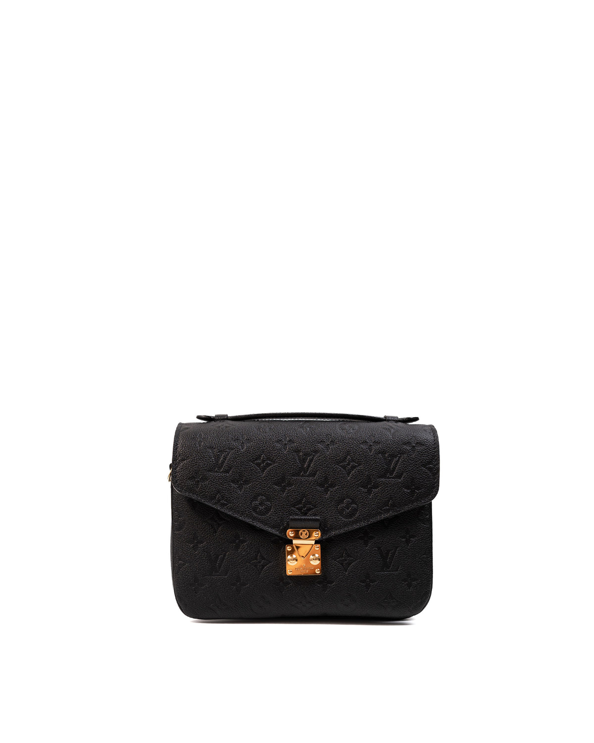 Louis Vuitton Borsa Pochette Métis Monogram Empreinte Pelle Nera — Pre-owned Autentica