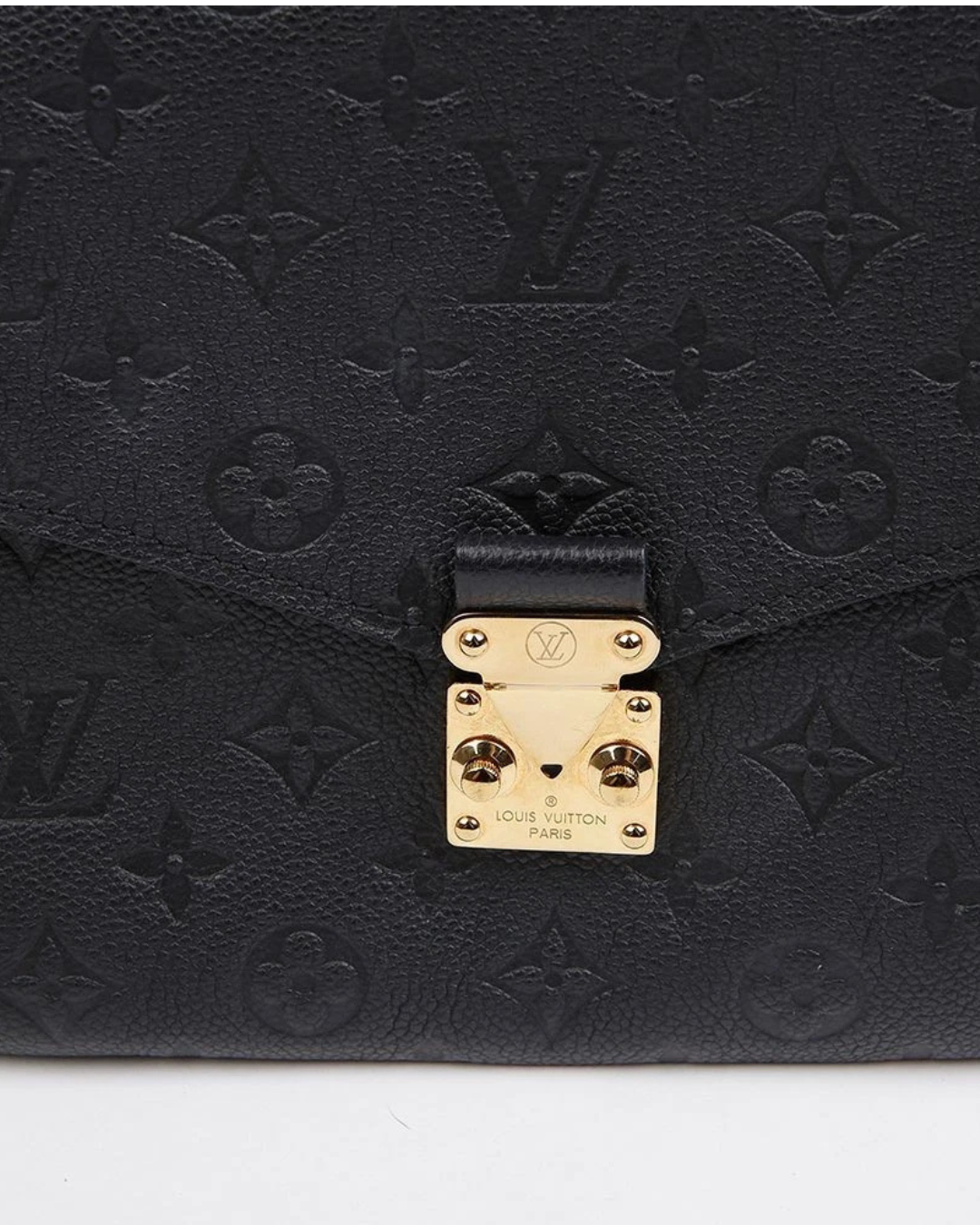 Louis Vuitton Borsa Pochette Métis Monogram Empreinte Pelle Nera borsa usata autentica - Aurea Luxury Lab